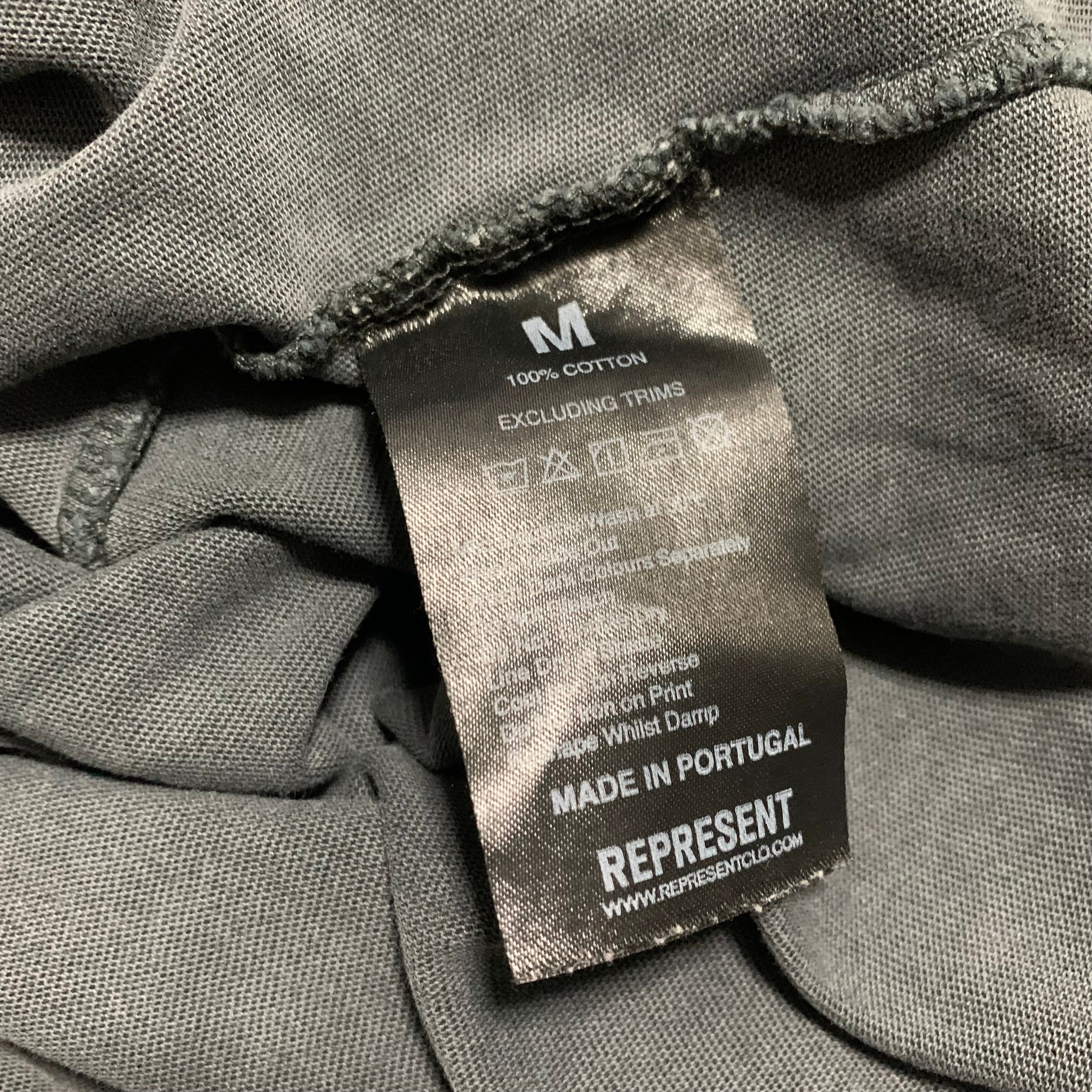 Represent Medium Pure Breed Vintage Black Tee