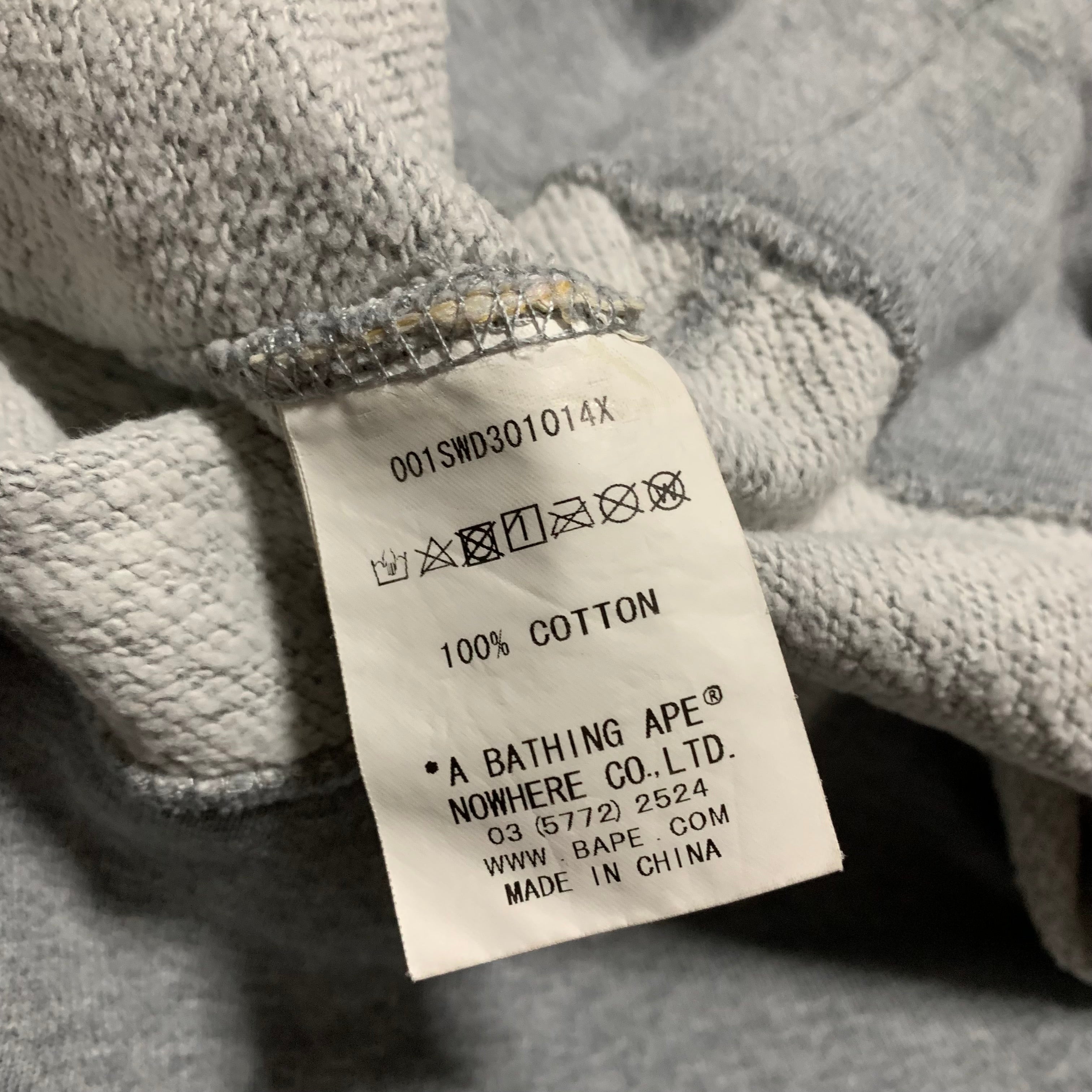 Bape Large Gold By Bathing Ape Grey Sweater Sweatshirt Crewneck A Bathing Ape