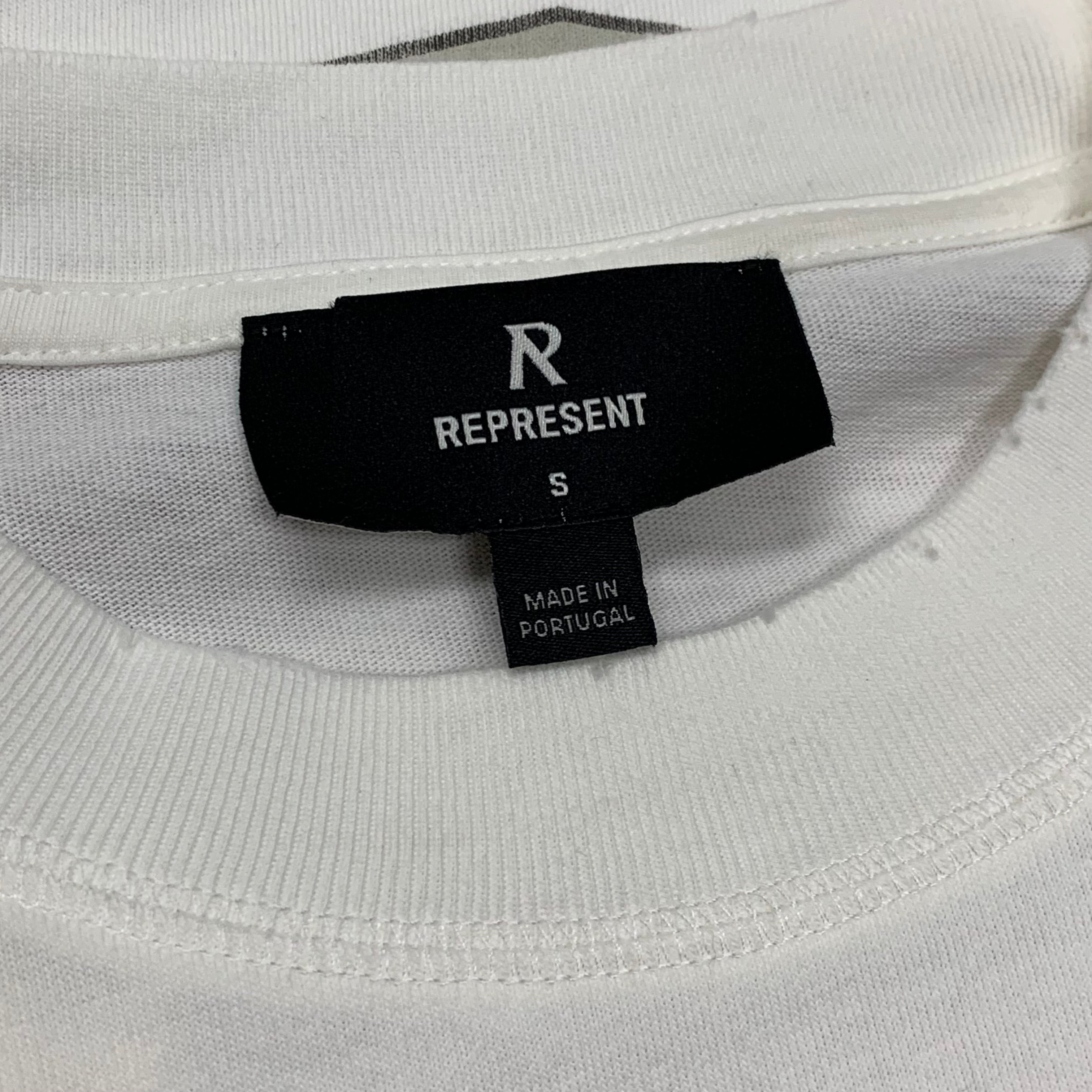 Represent Small Tee Nothing Faster Flat White T-Shirt