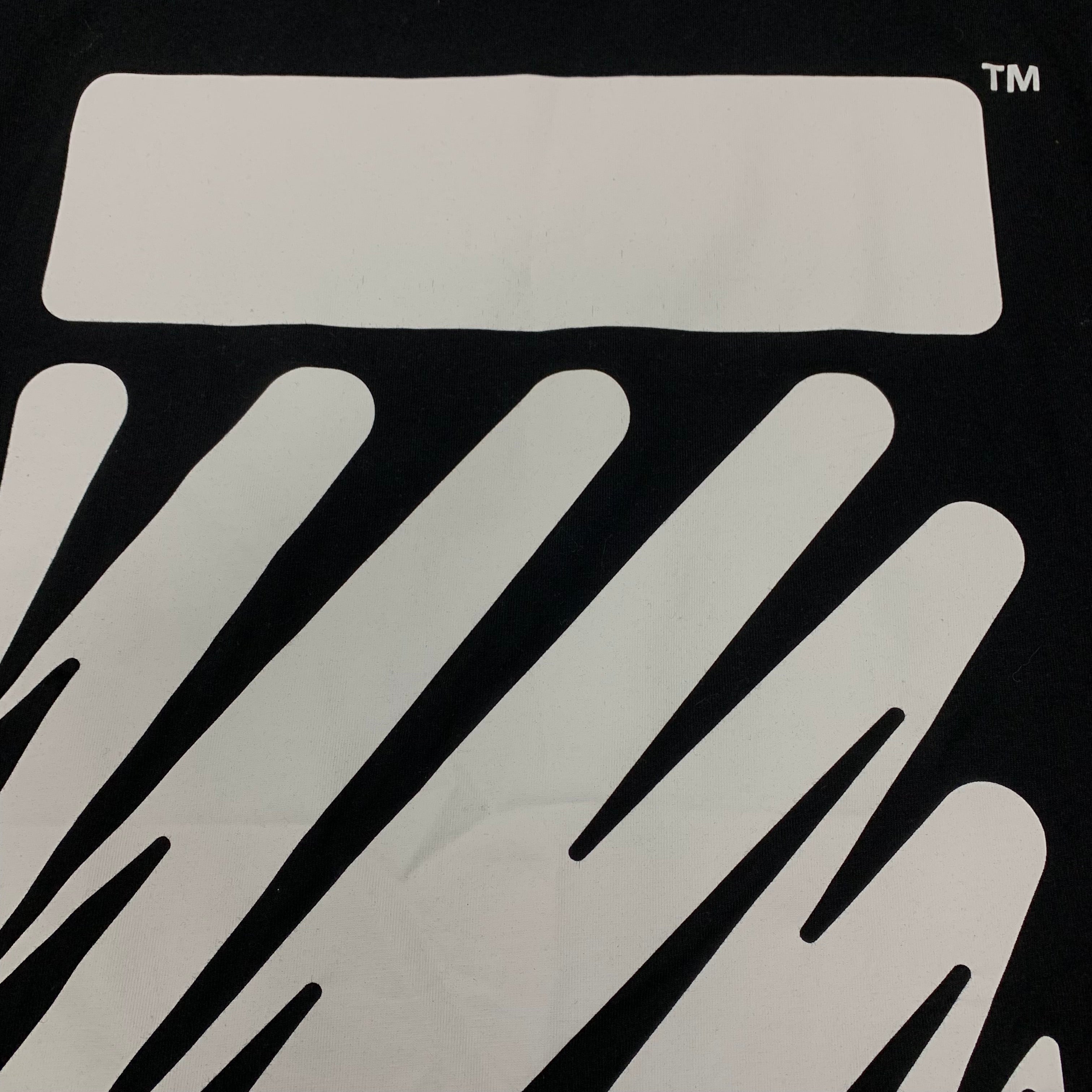 Off White Small Tee Diag Scribble Black T-Shirt Virgil Abloh