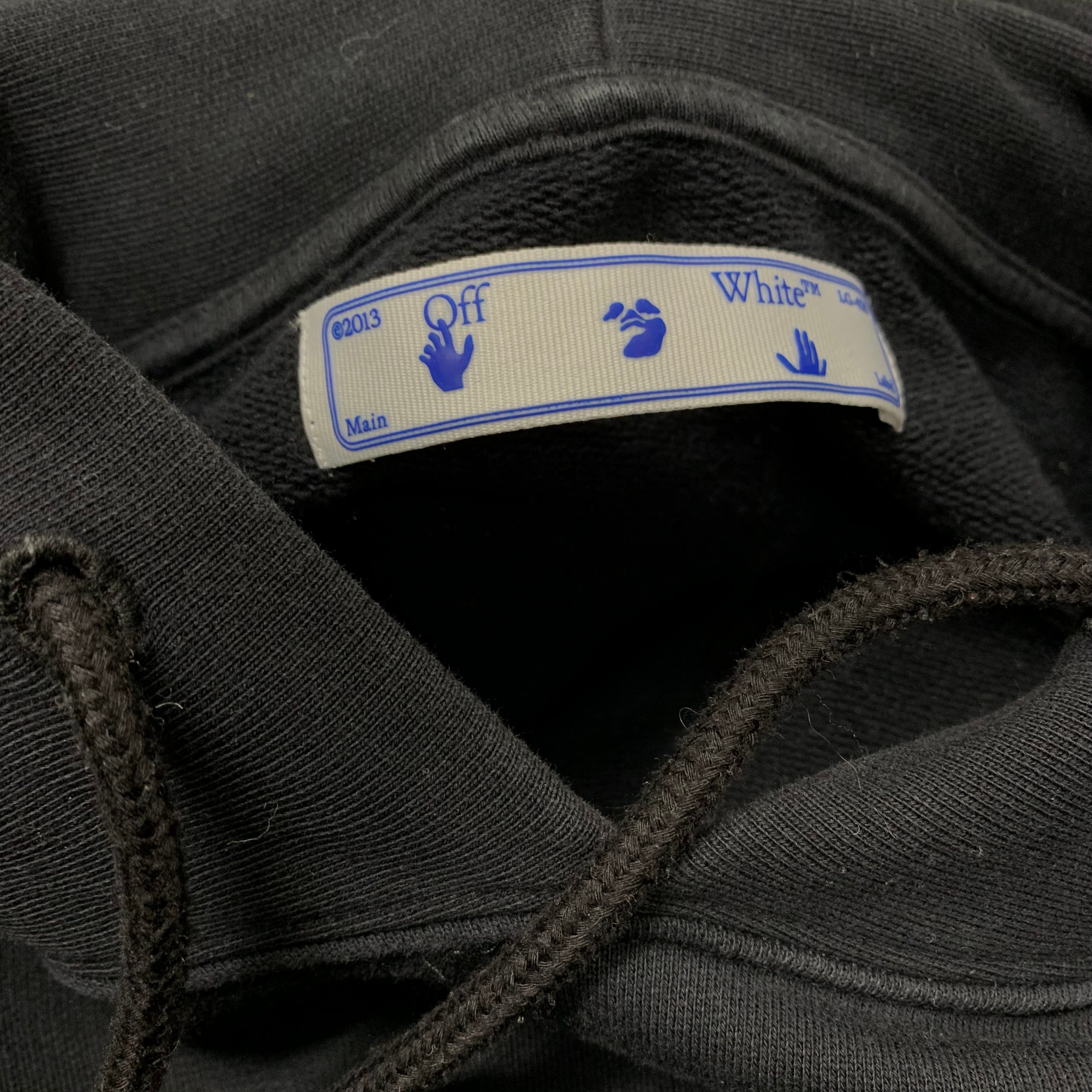 Off White Medium Hoodie Pioneer DJ Arrows Black Hoodie Virgil Abloh 2021