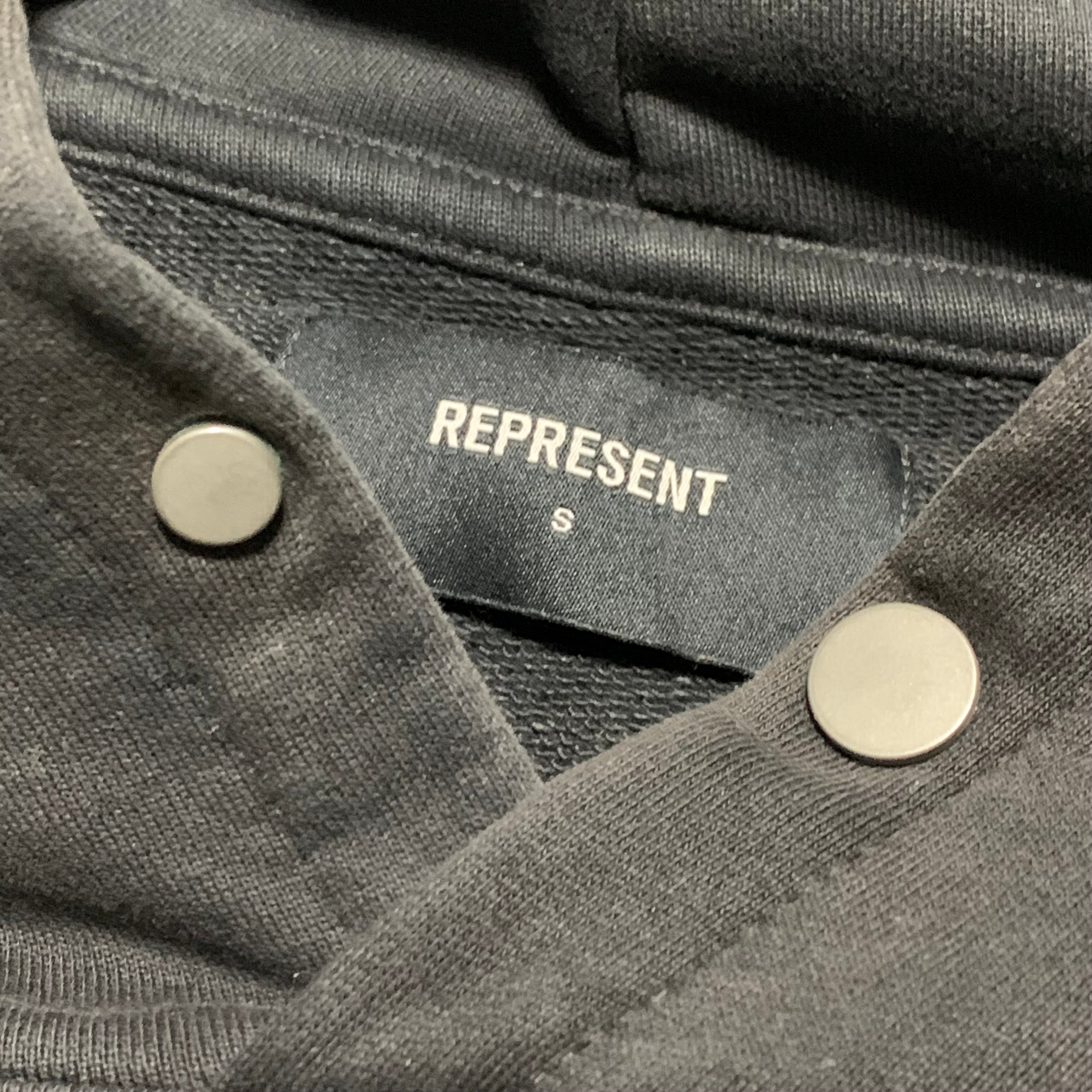 Represent Small Best Of Breed Vintage Black Hoodie