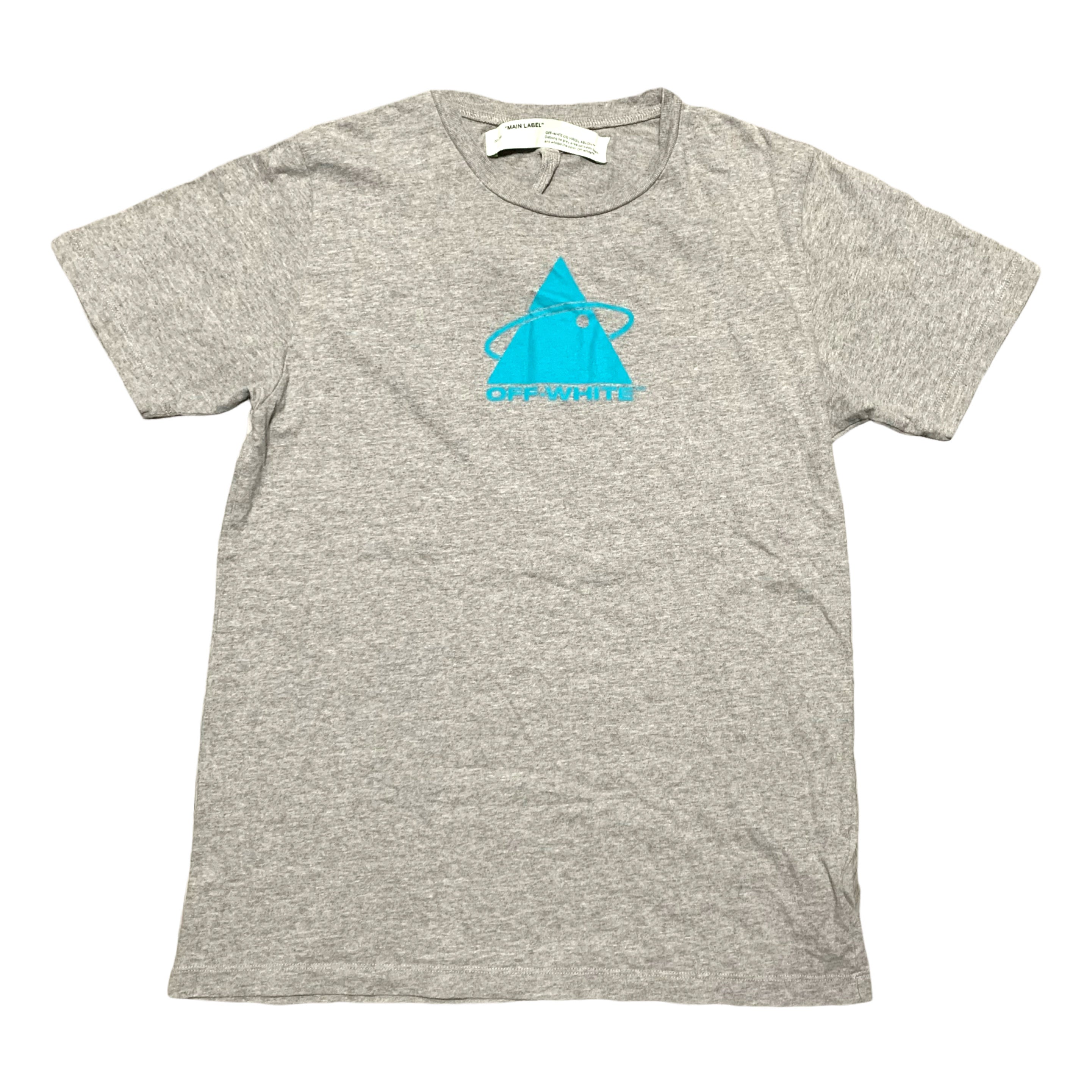 Off White Medium Triangle Grey Tee Virgil Abloh
