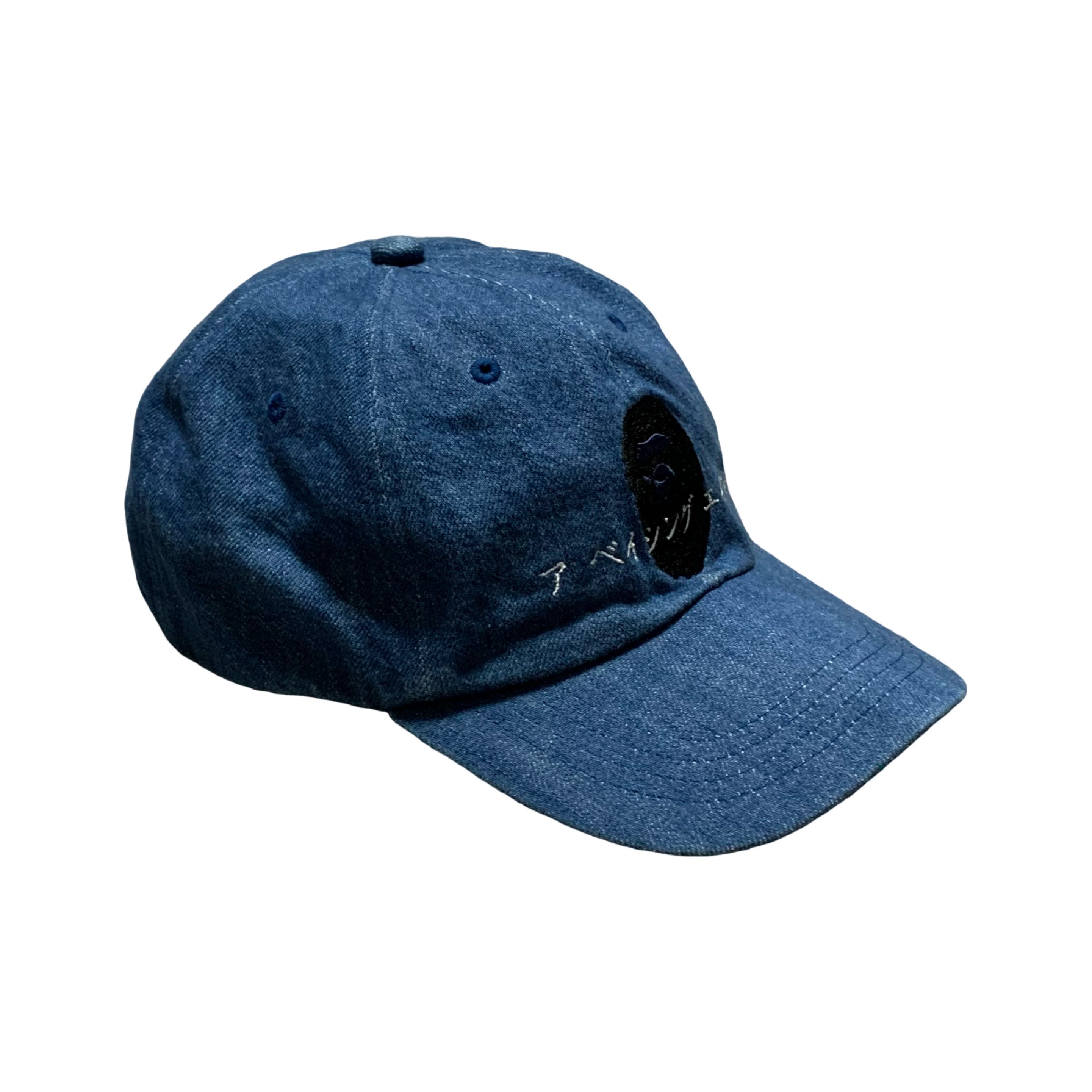 Bape Cap Indigo Denim Panel Blue Cap A Bathing Ape 2018