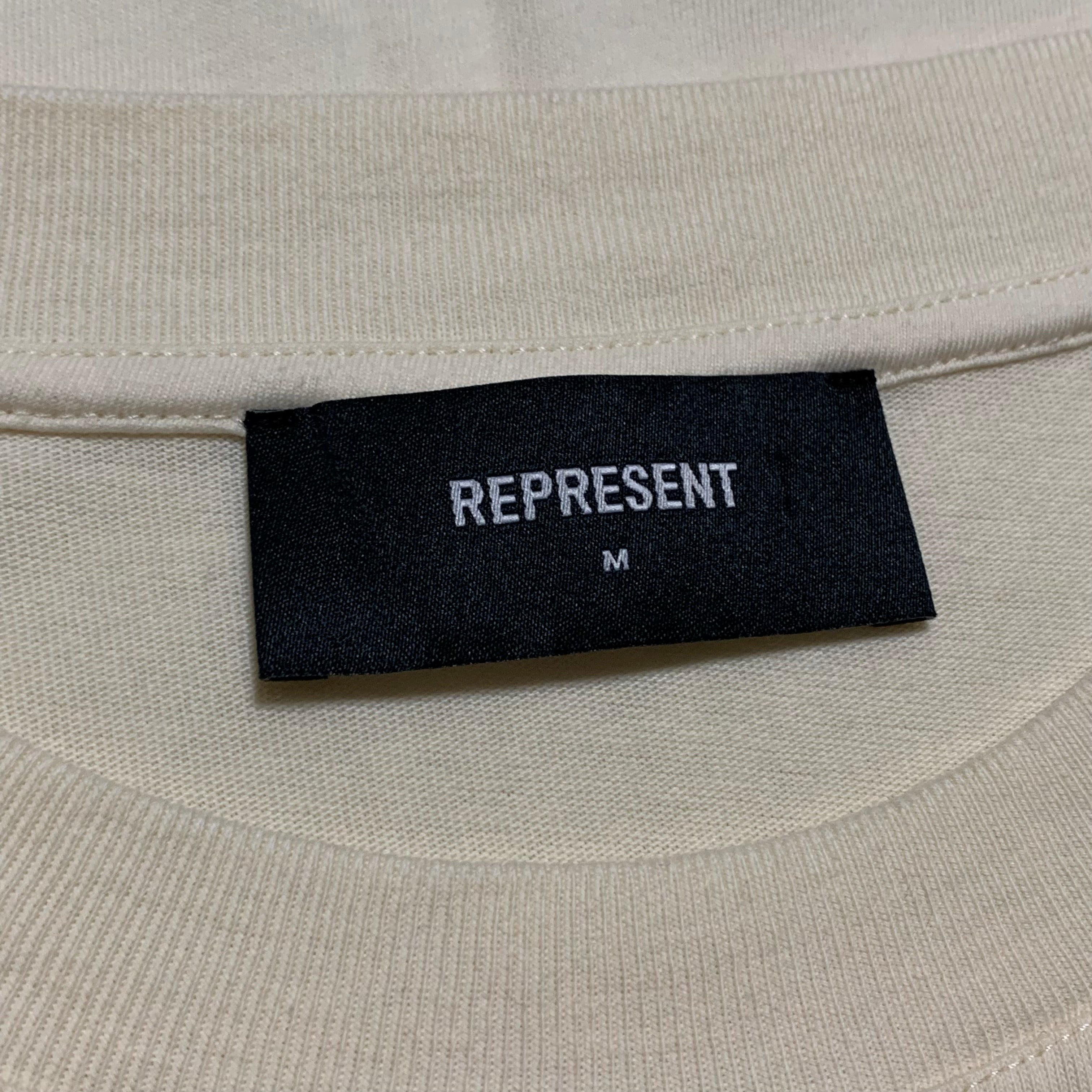 Palm Angels Medium Patron Of The Club Buttercream White Tee