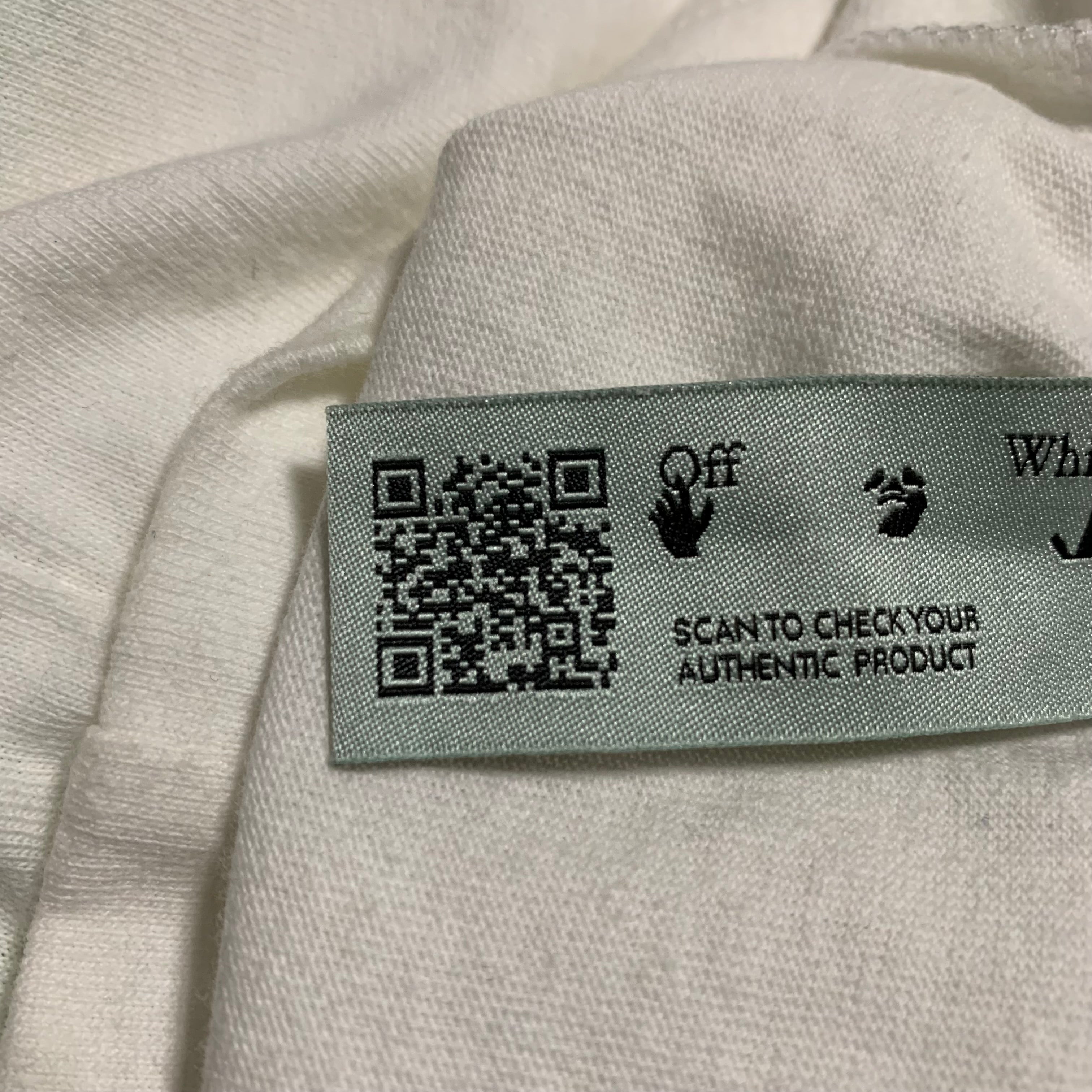 Off White Medium Medium Pascal Arrows White Tee Virgil Abloh
