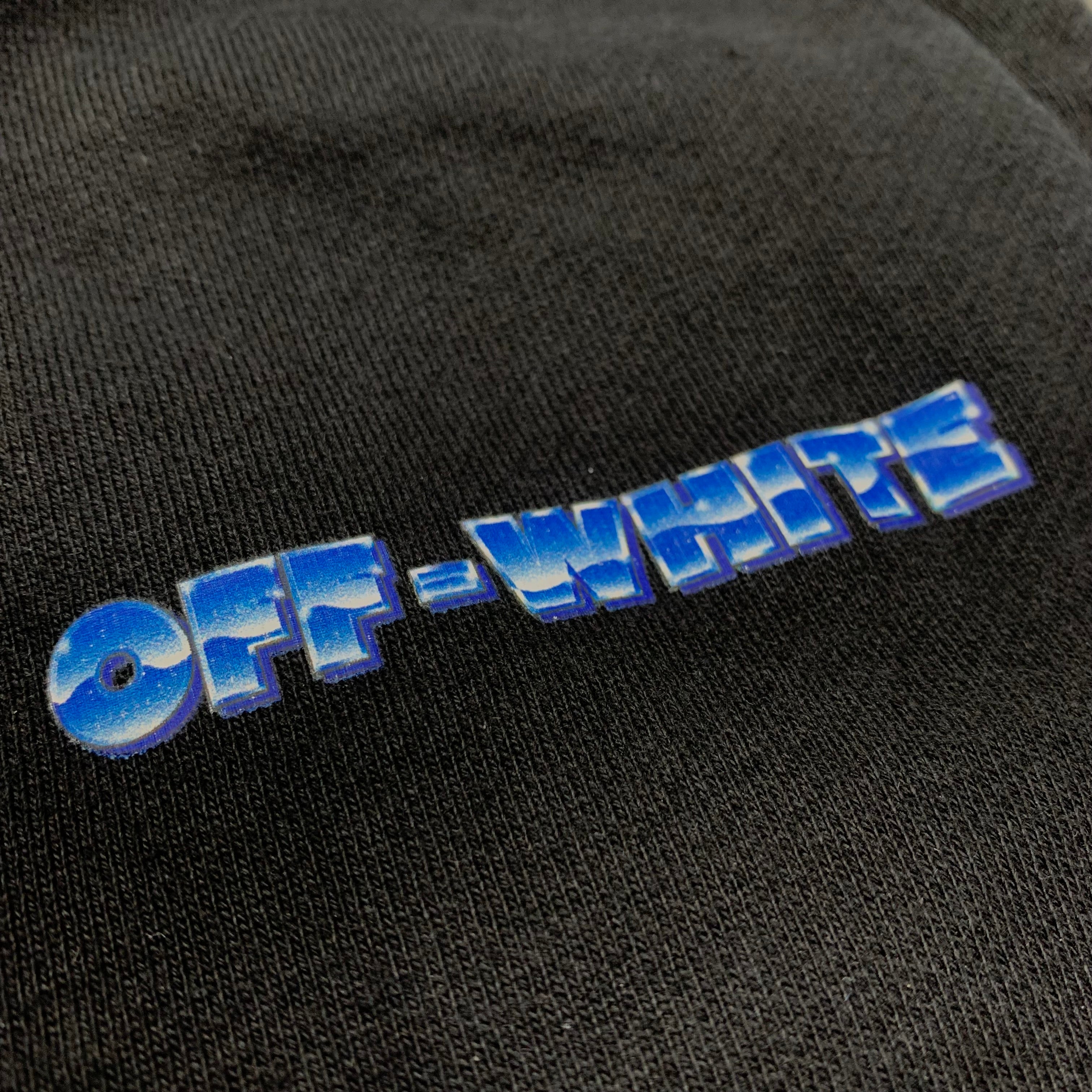 Off White Medium Shorts Metal Black Jogger Bottoms Virgil Abloh