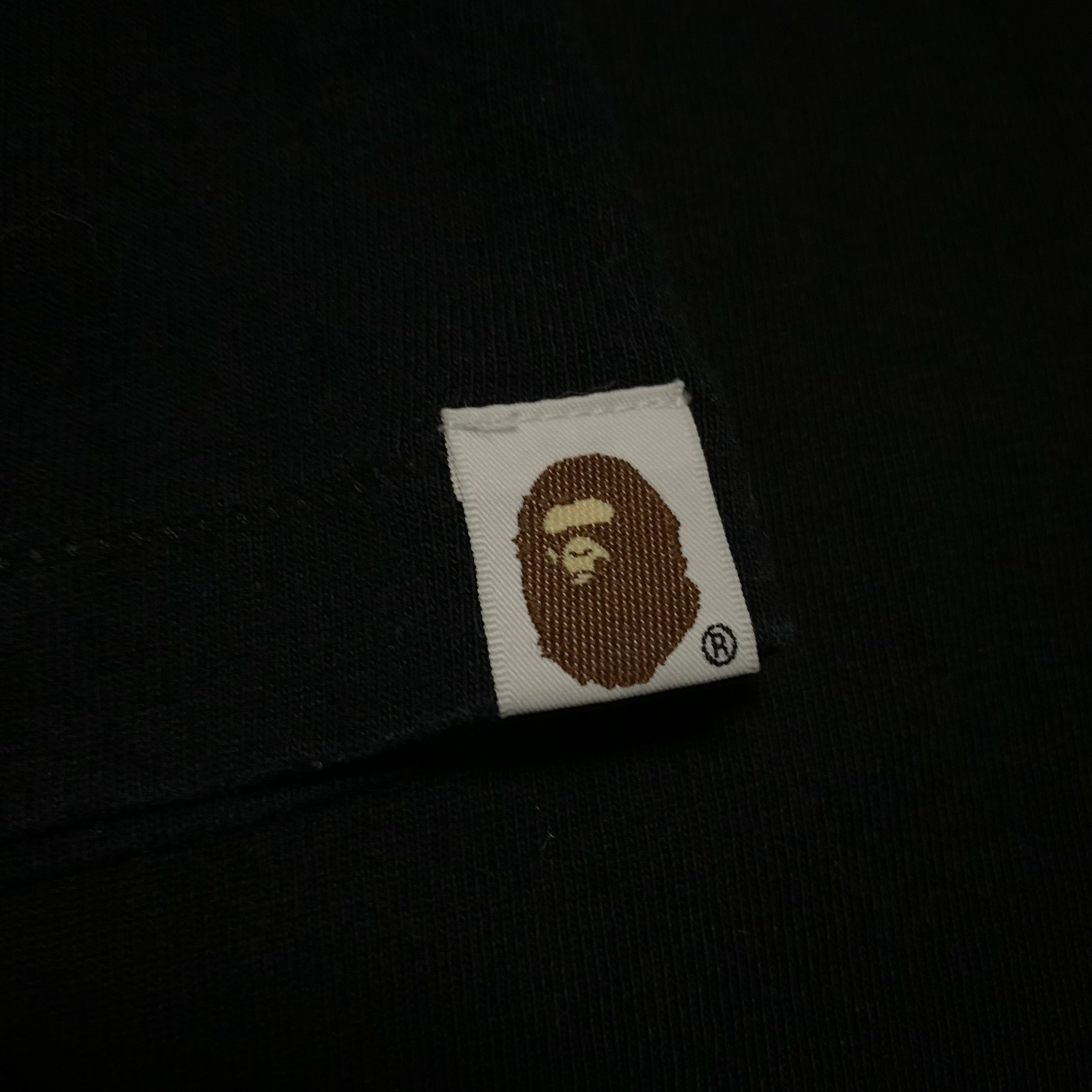 Bape Large Shark 1st Camo Black Tee A Bathing Ape