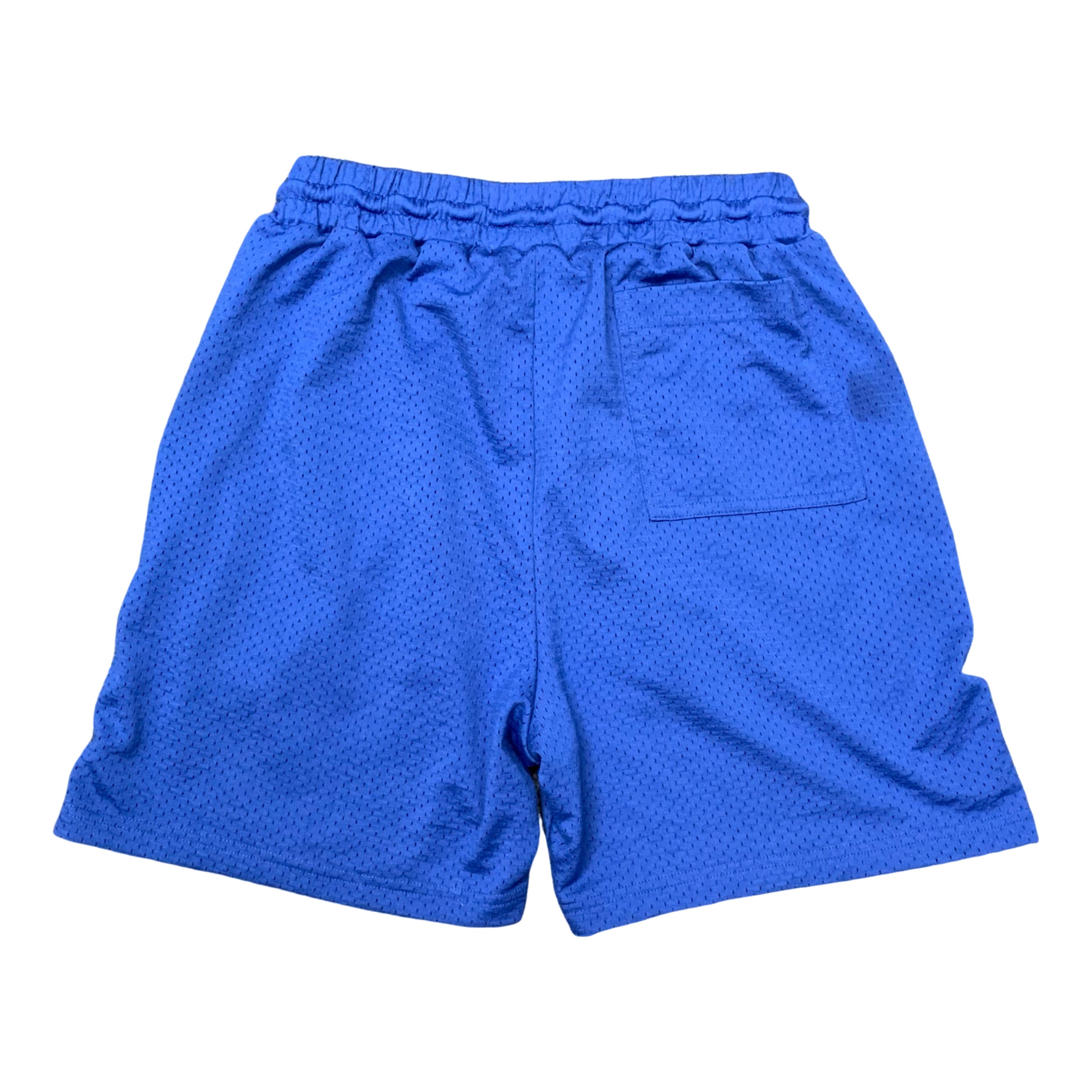 Represent Small Shorts Owners Club Blue Mesh Zip Shorts