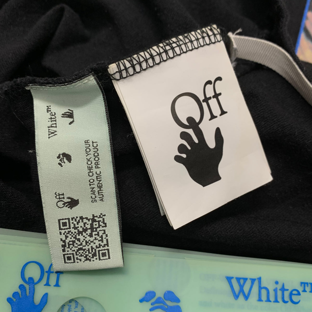 Off White Small Tee Caravaggio Arrows Black T-Shirt Virgil Abloh