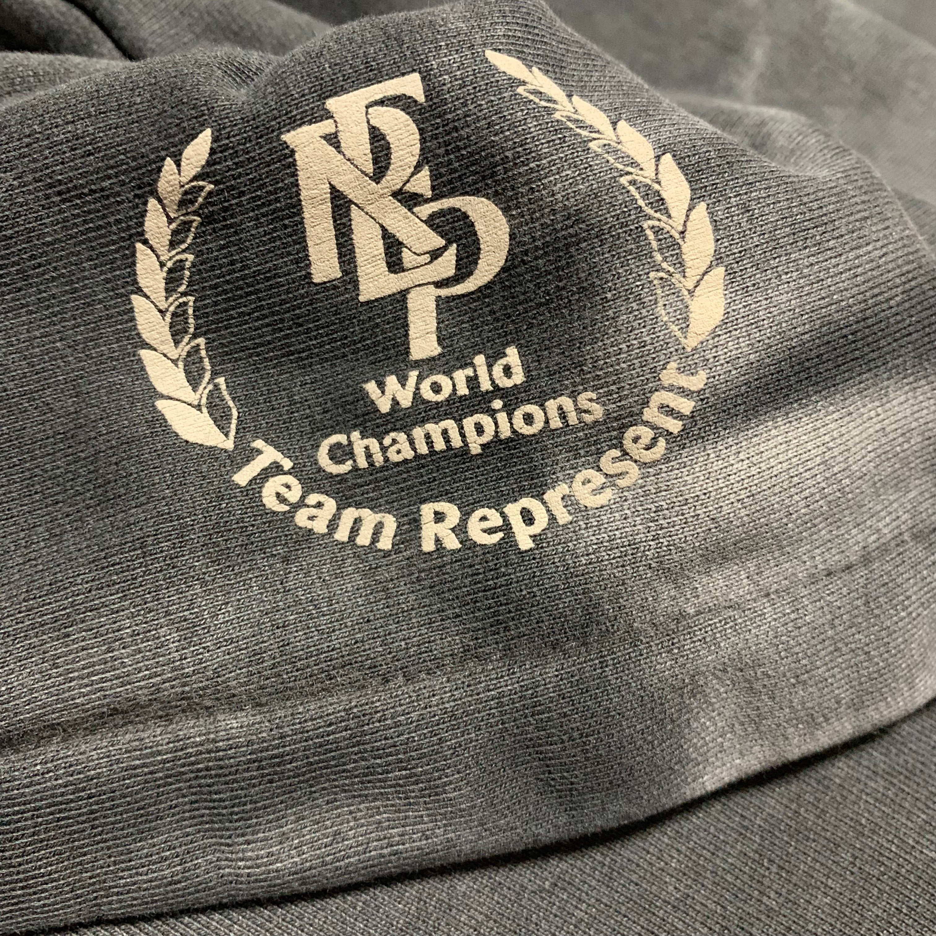 Represent Small World Championship Stained Black Hoodie