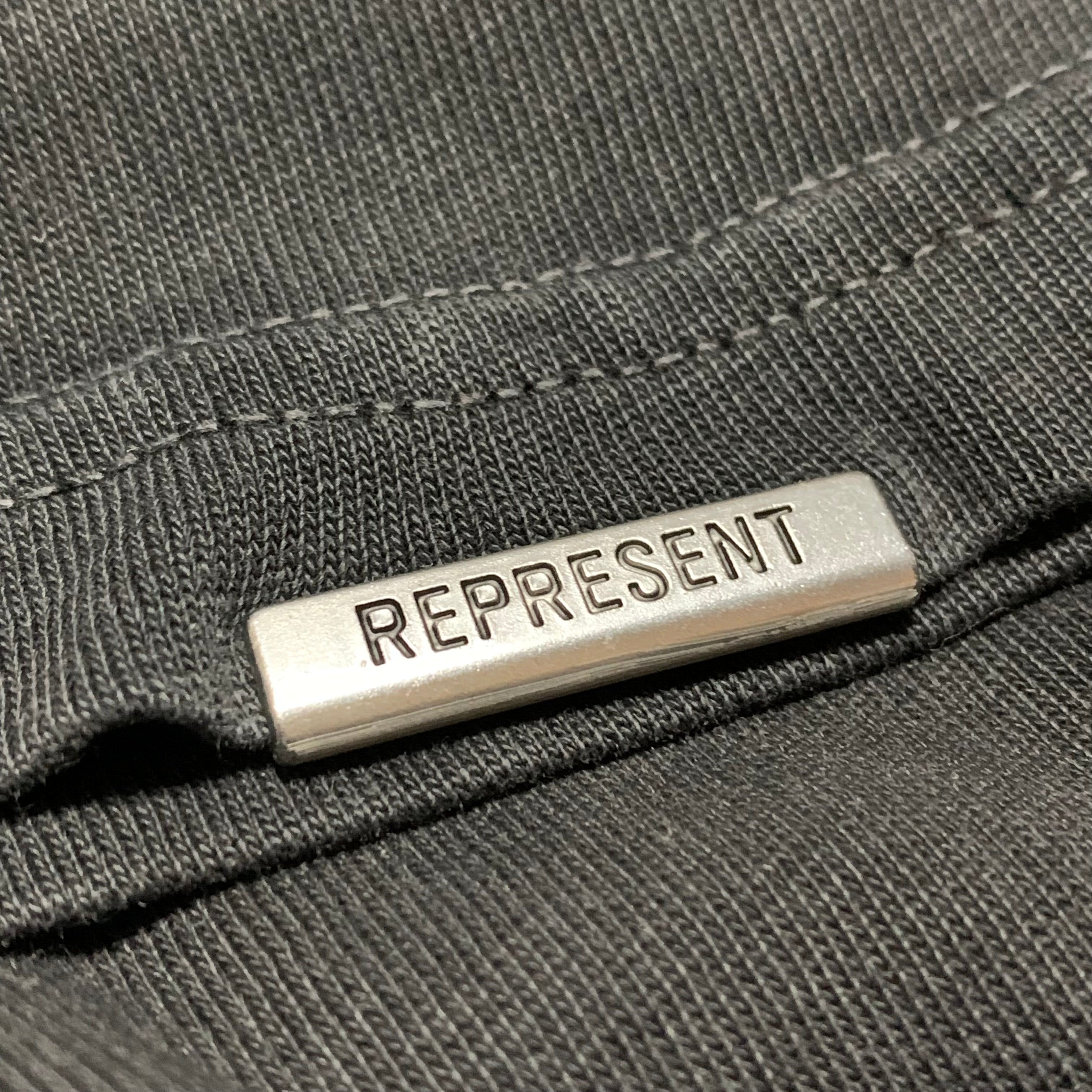 Represent Large Owners Club Stained Black Tee