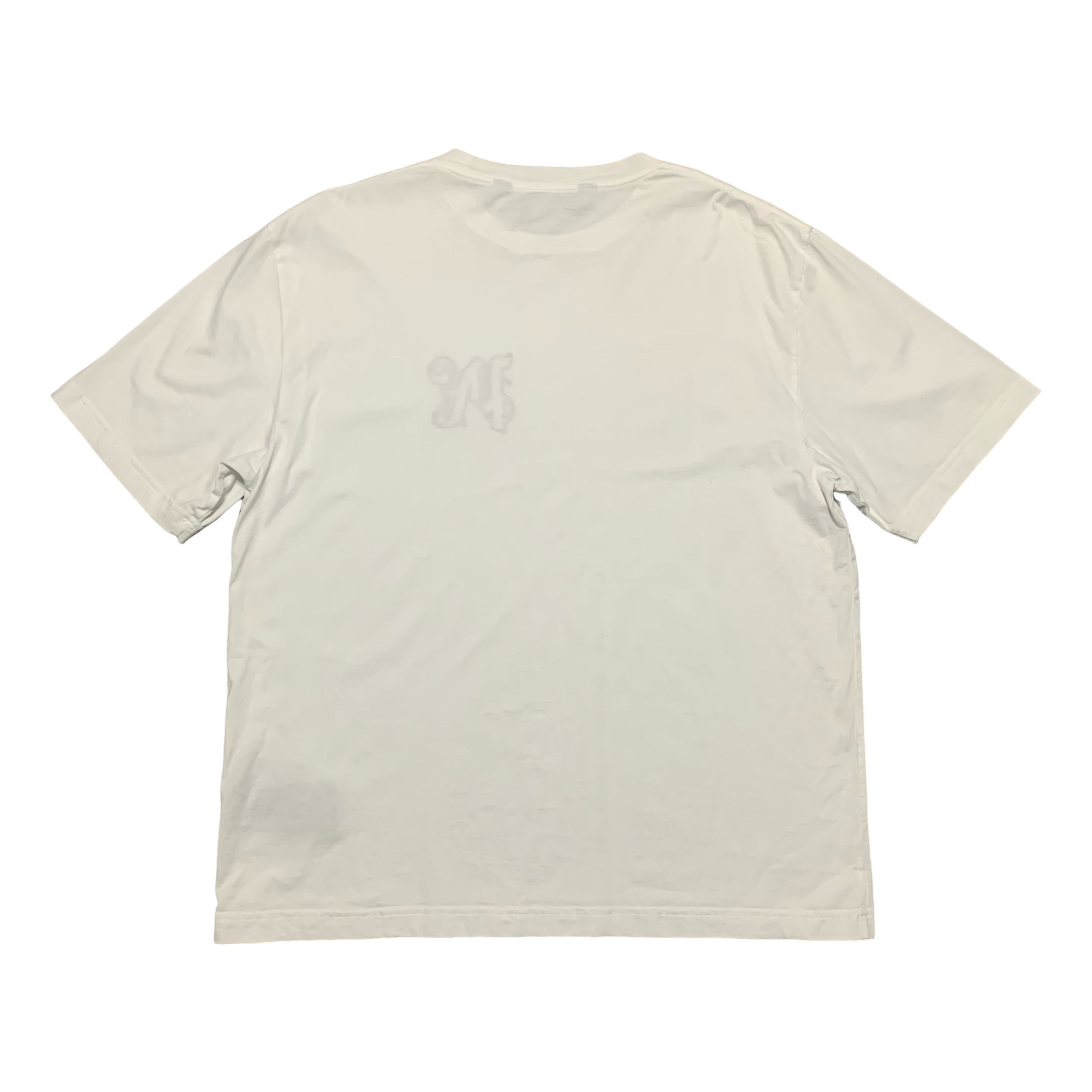 Palm Angels Large Monogram White Tee