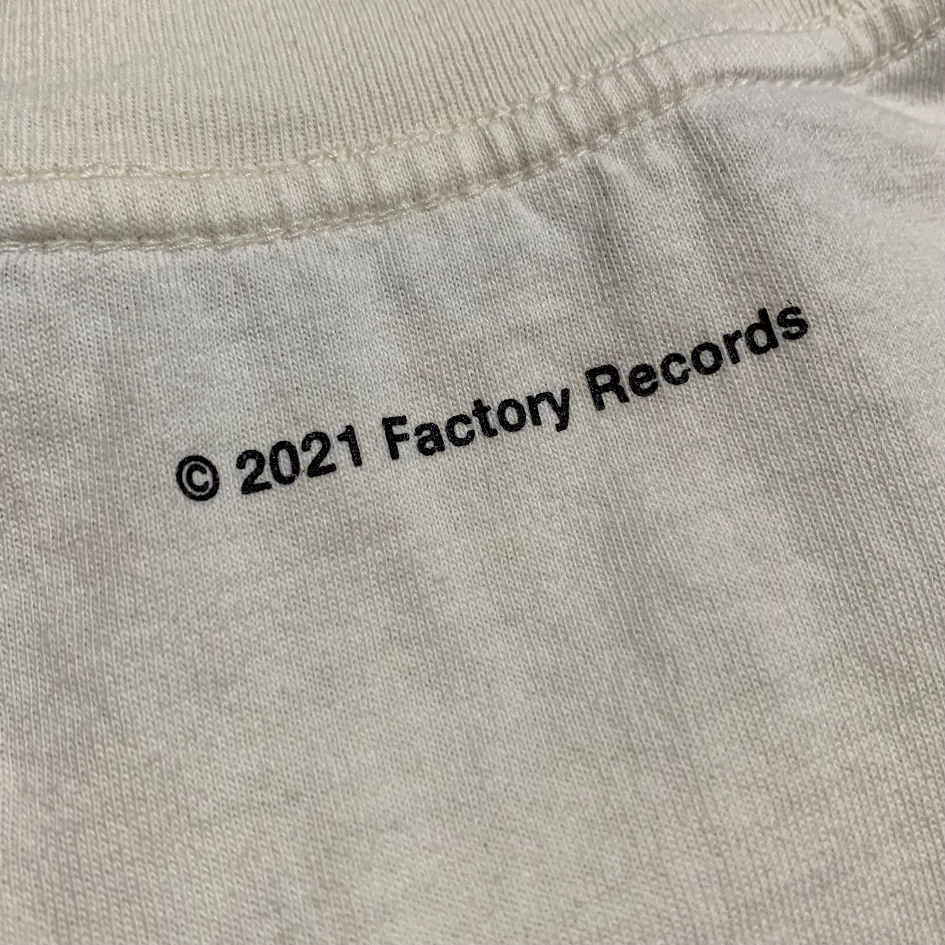 Palm Angels Small Factory Records White Tee Faded Music 2021