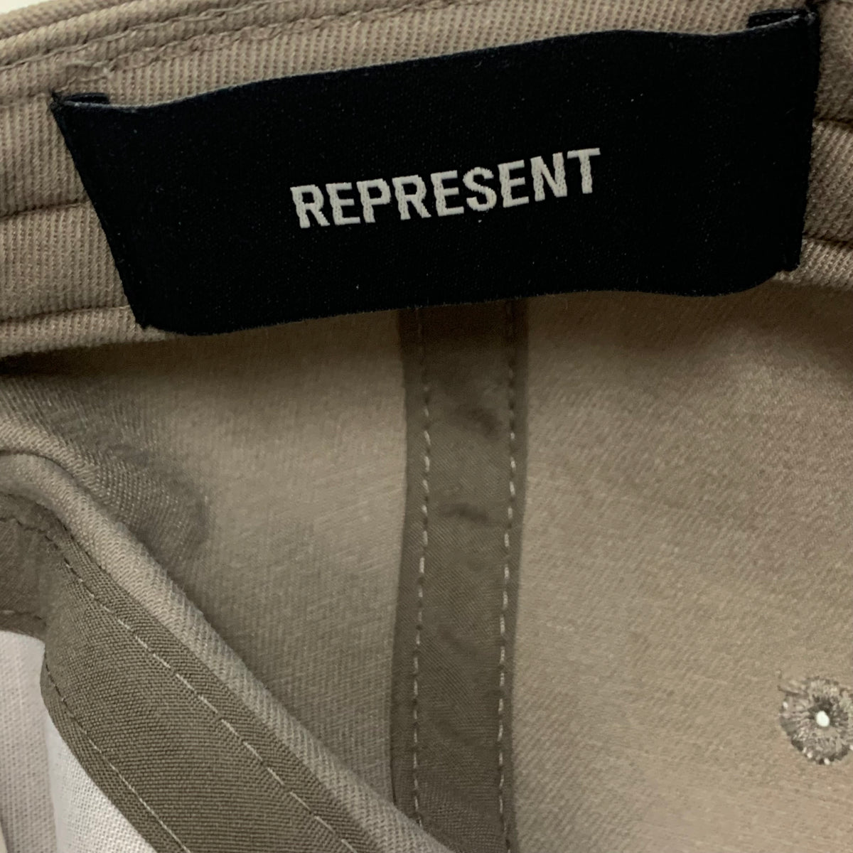 Represent Cap Horizons Beige Taupe Baseball Cap Hat