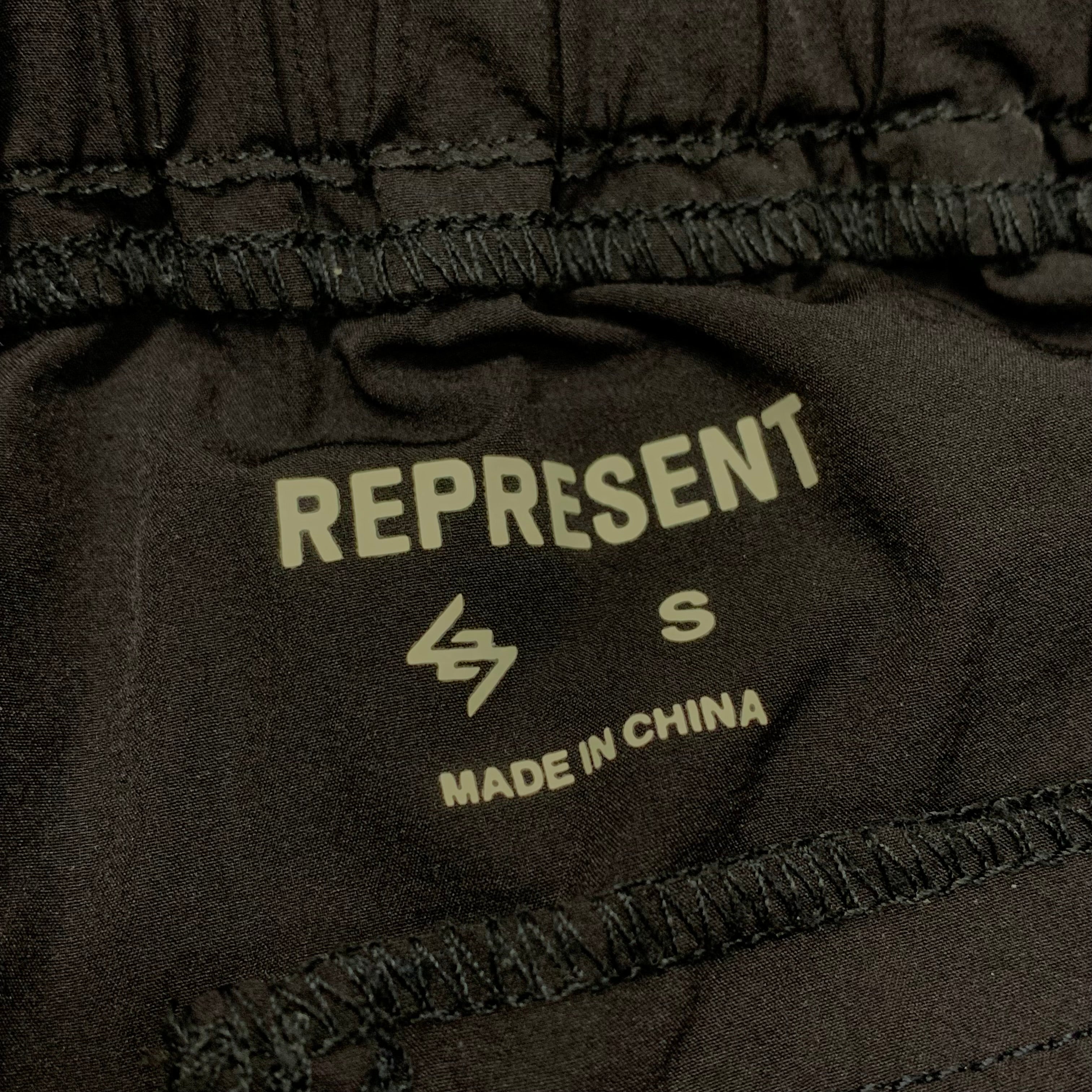 Represent Small Shorts 247 Pants Black Bottoms
