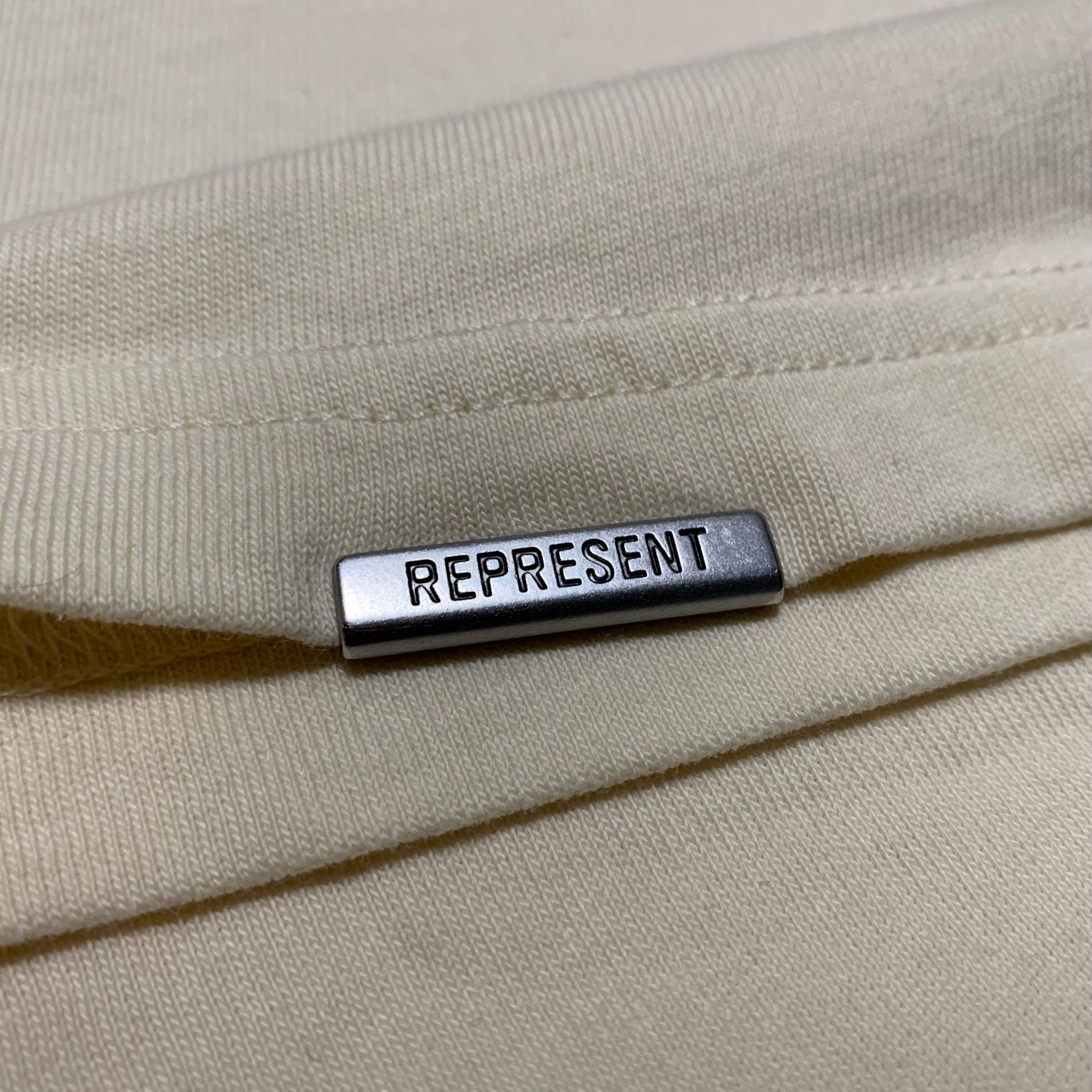 Represent Small Patron Of The Club Cream White Tee 2023