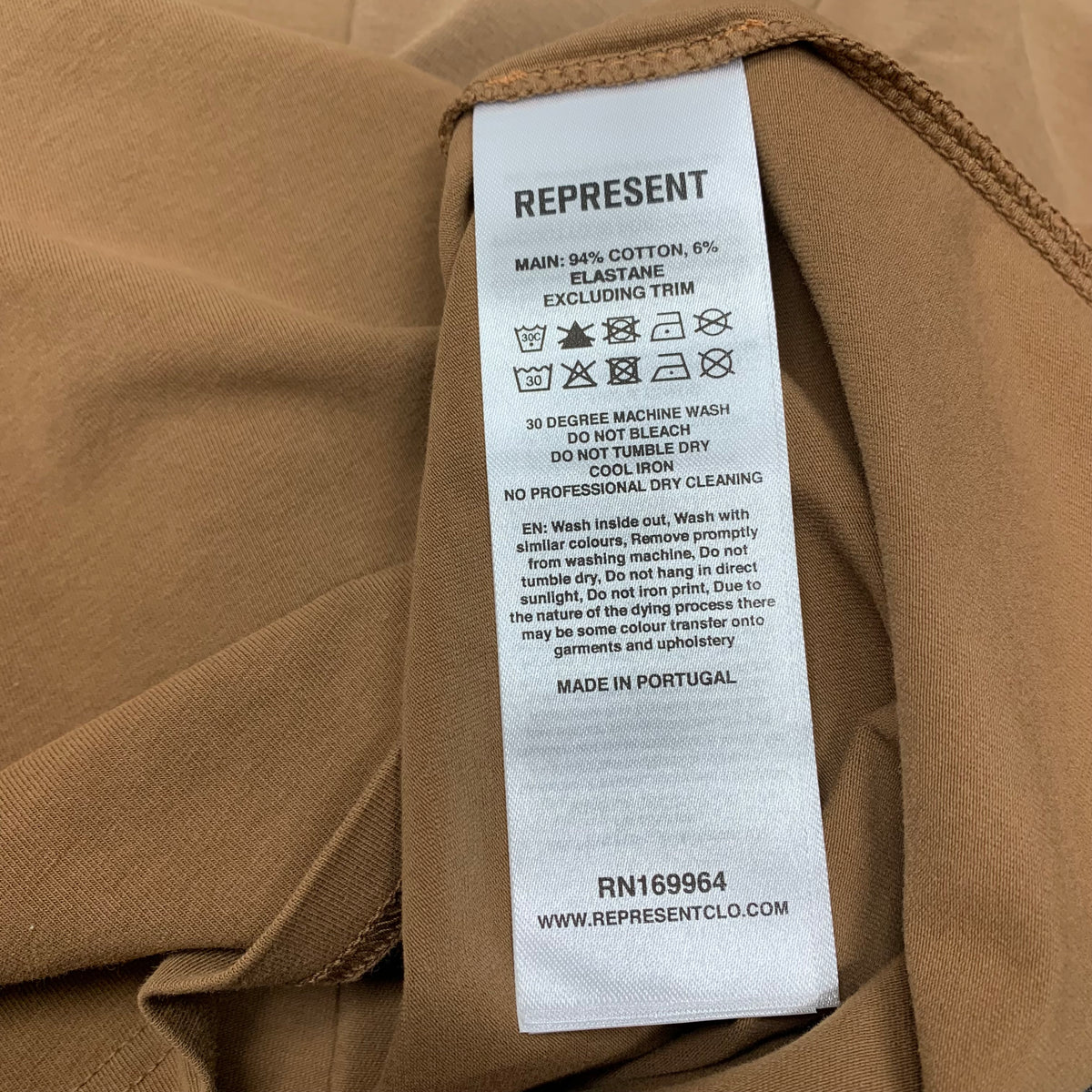 Represent Medium Tee 247 Motion Oversized Rust T-Shirt