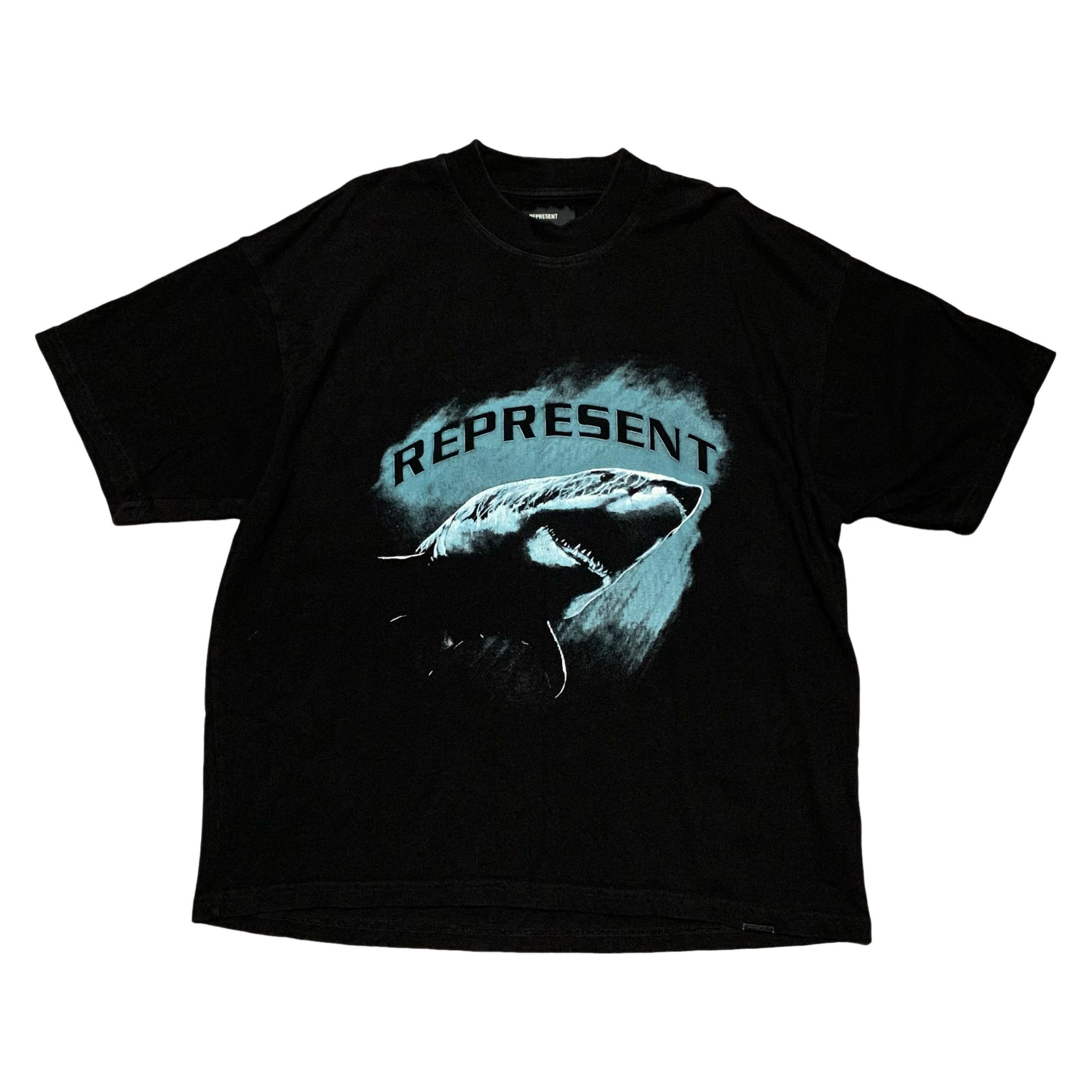 Represent XL Shark Jet Black Tee