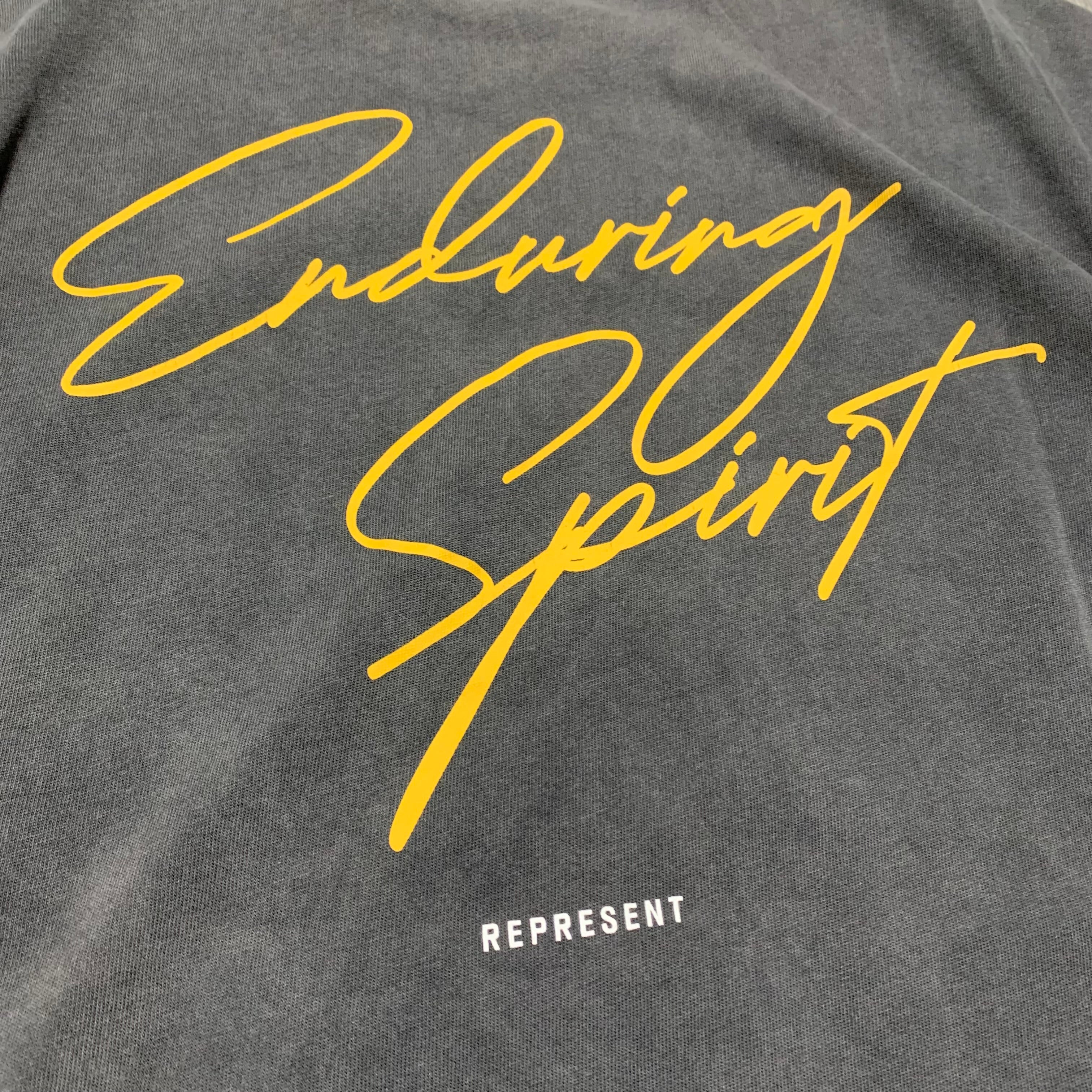 Represent Small Enduring Spirit Vintage Grey Tee