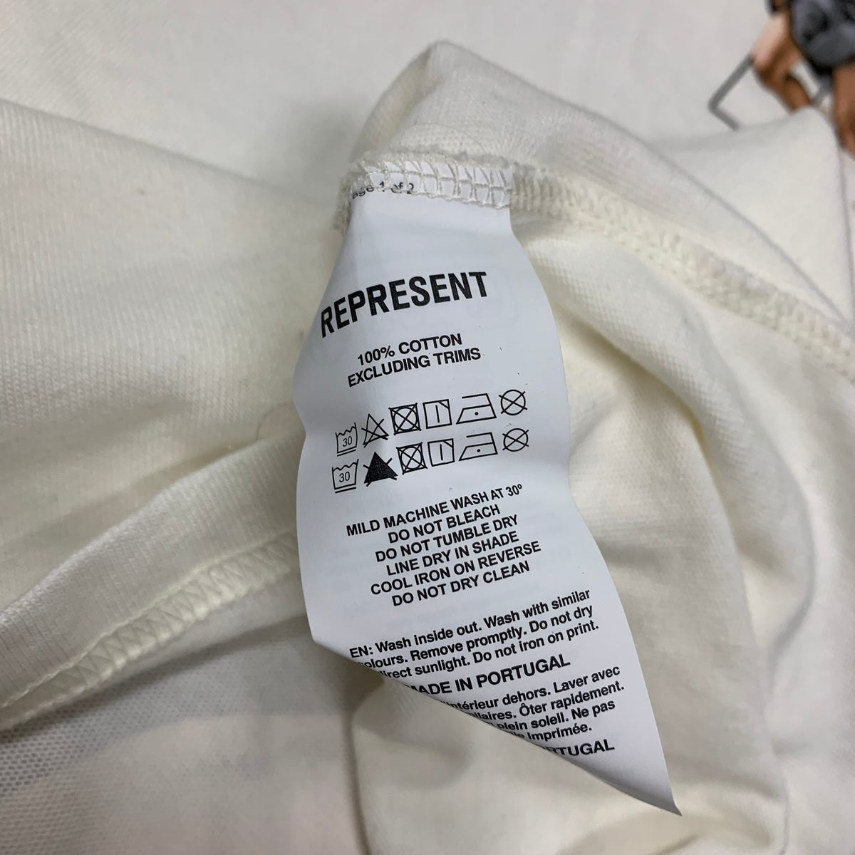 Represent Small Tee Hermes Flat White T-Shirt Godspeed