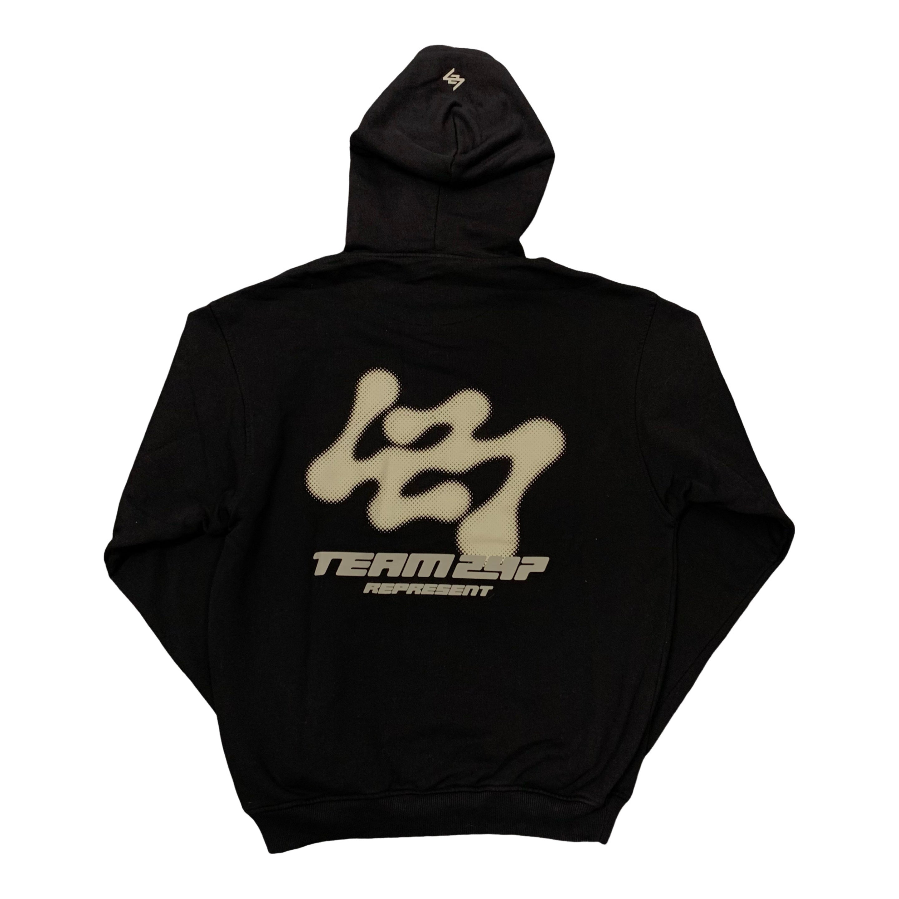 Represent Small Hoodie 247 Future Terrains Oversized Black Hoodie