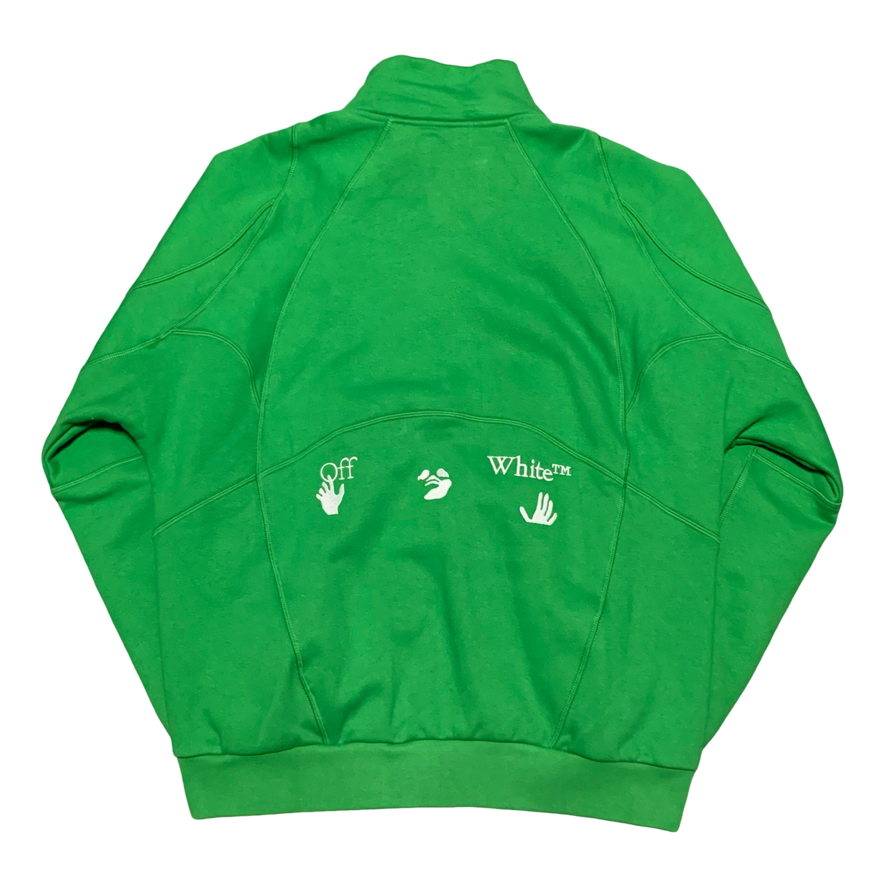 Off White Nike Medium Track Jacket MC Kelly Green Virgil Abloh 2023