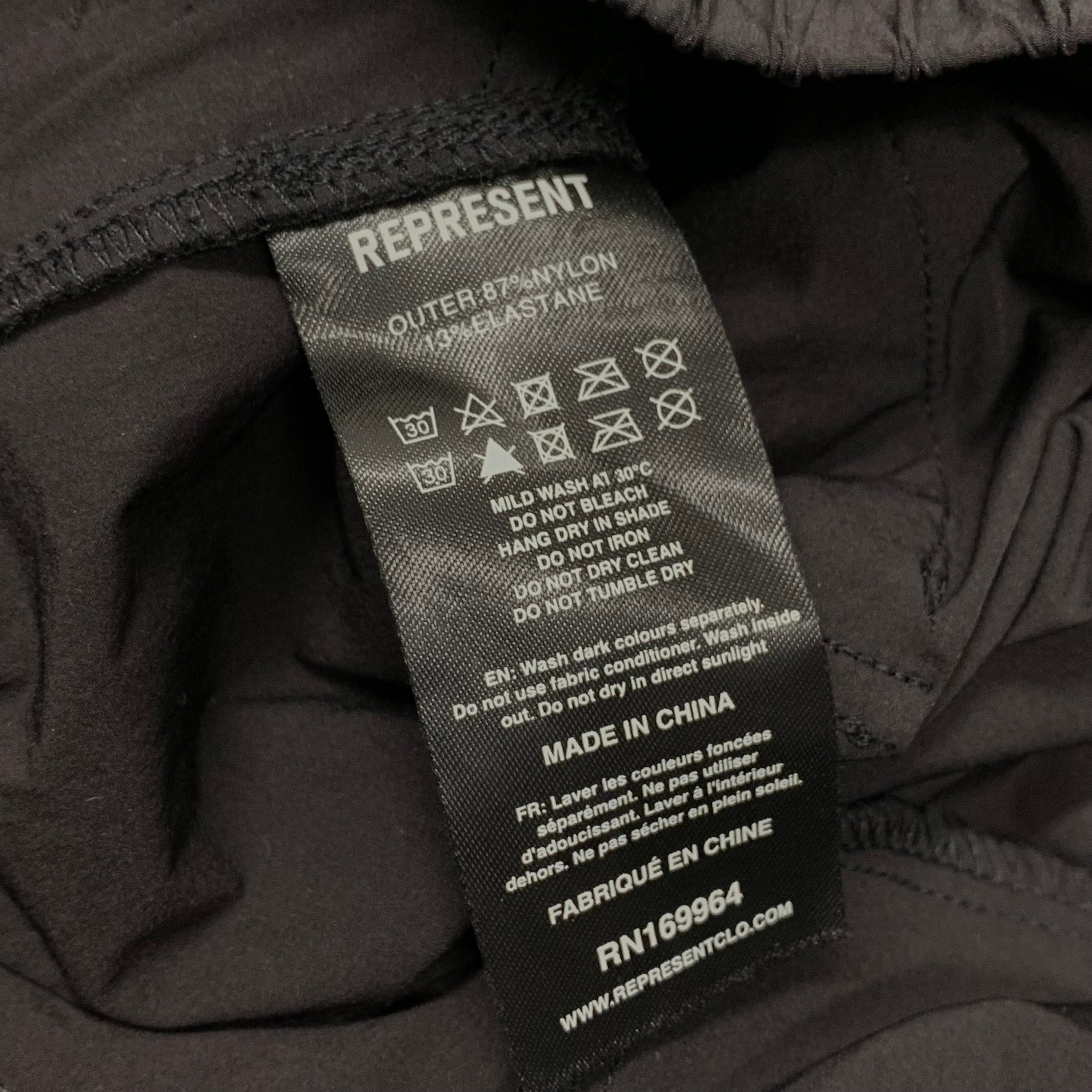 Represent Small Shorts 247 Pants Black Bottoms