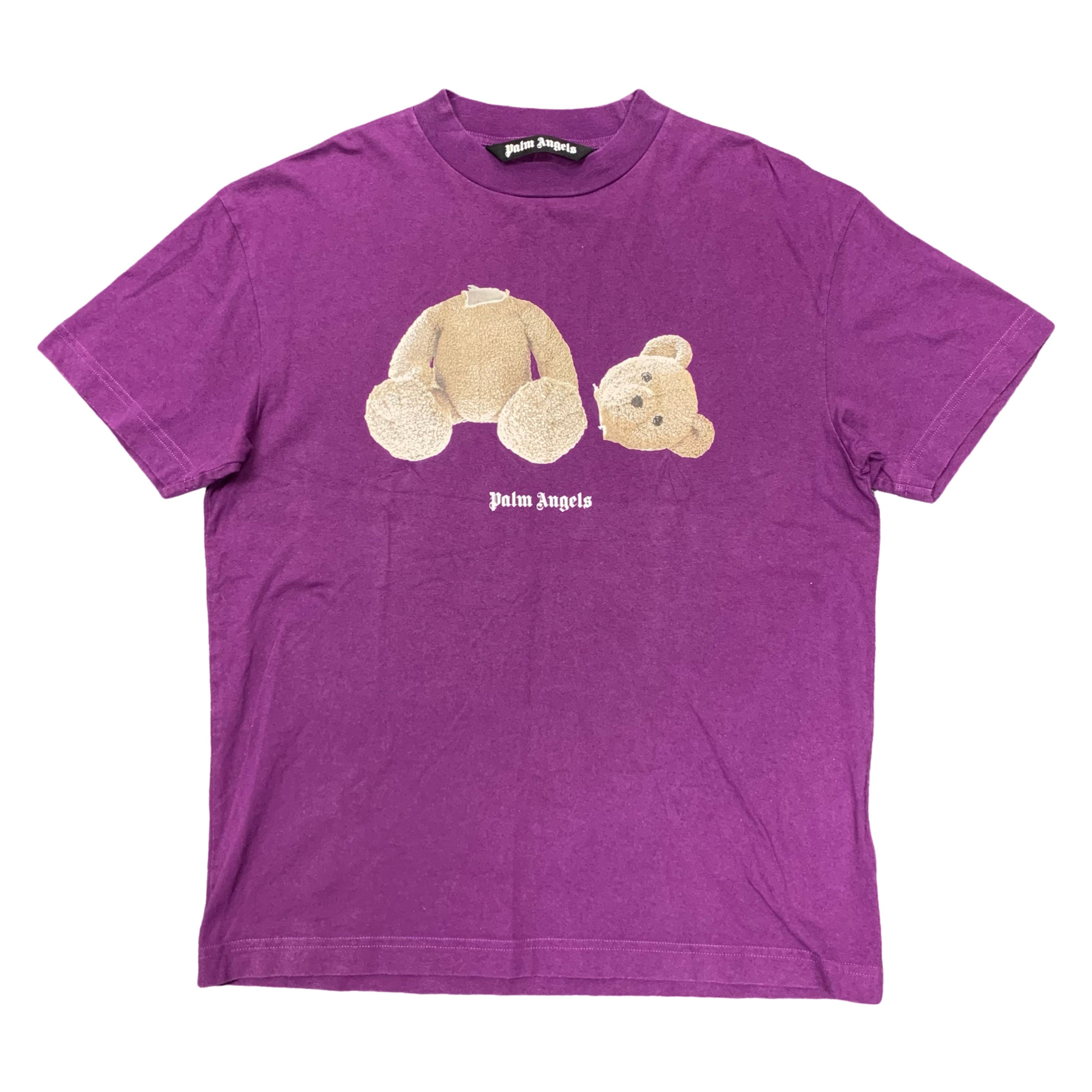 Palm Angels Medium Tee Bear Classic Purple T-Shirt