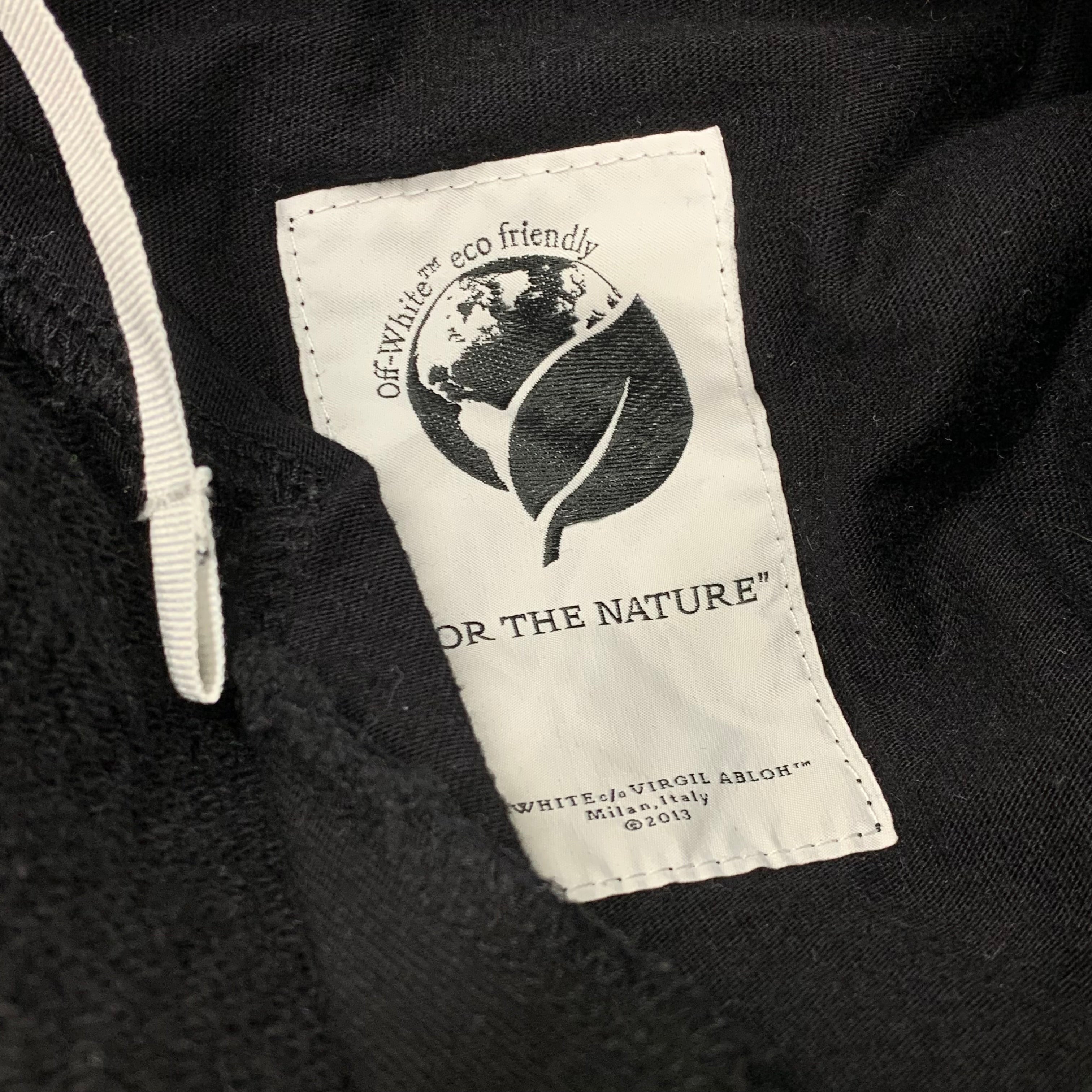 Off White Small Jogger Sweatpants Bottoms Black Pants Virgil Abloh