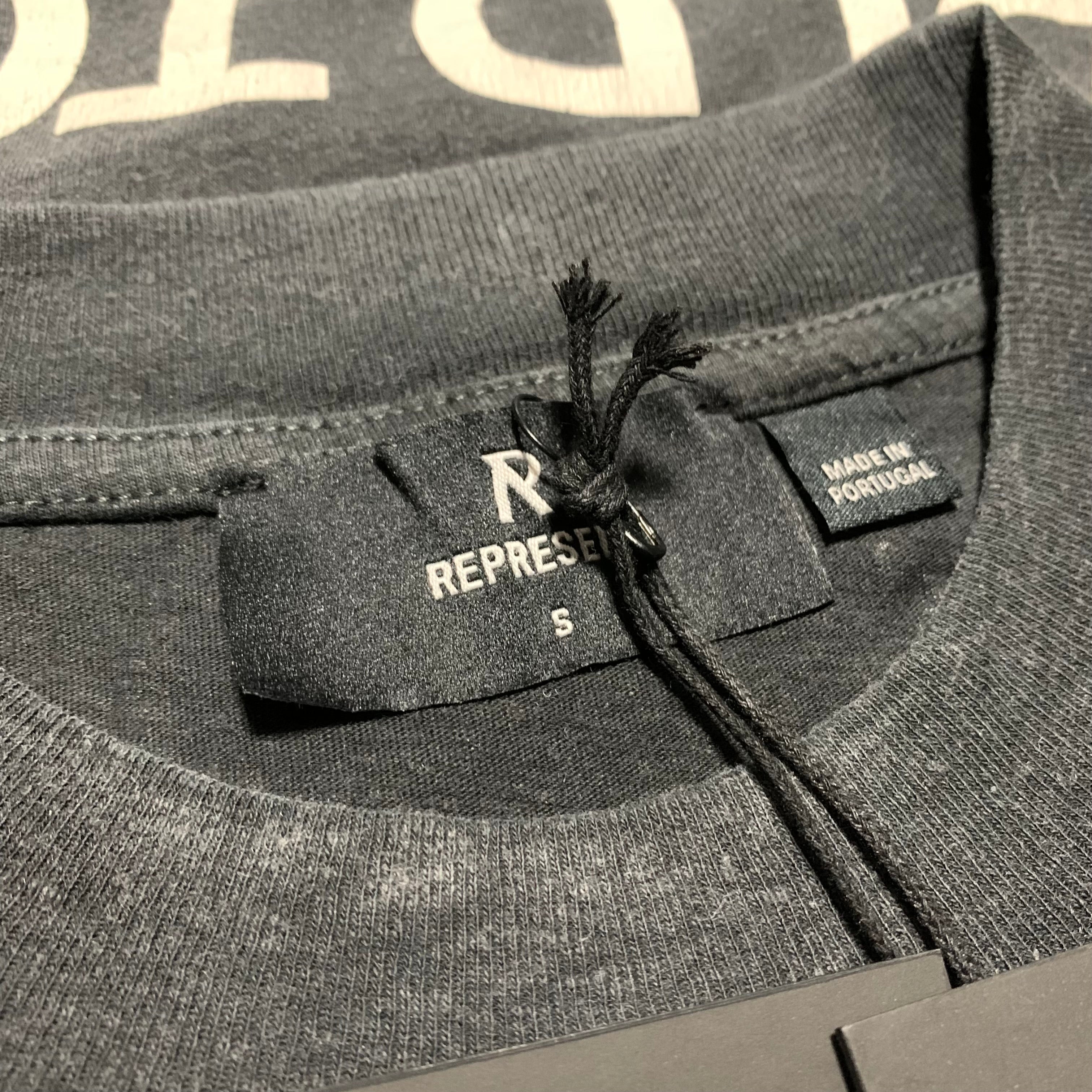 Represent x Metallica Small Local Crew Stained Black Tee (RRP £110)