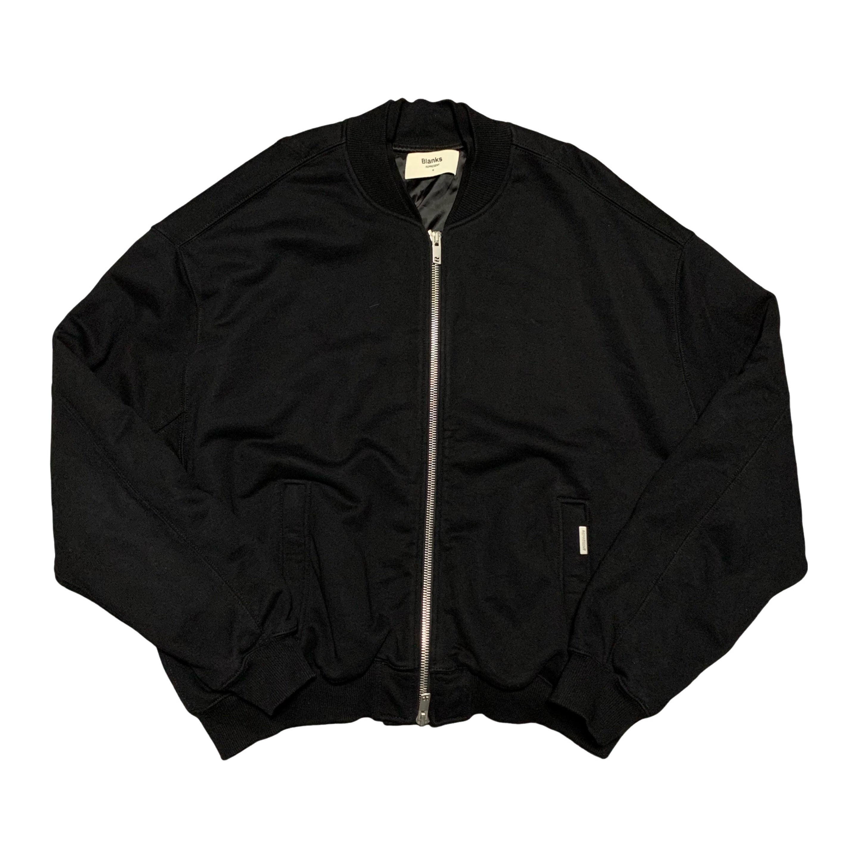 Represent Medium Blanks Black Bomber Jacket