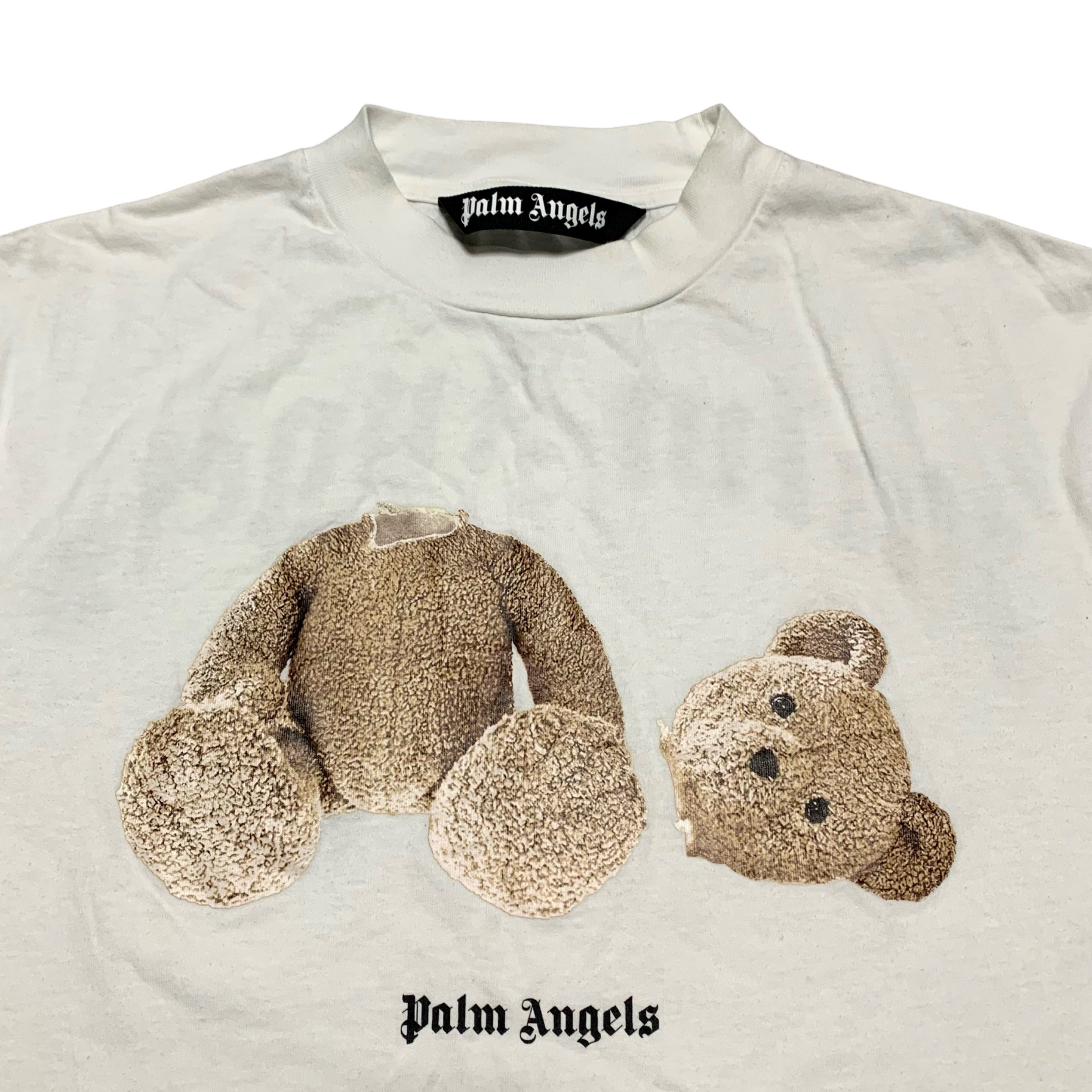 Palm Angels Small Kill The Bear White Tee