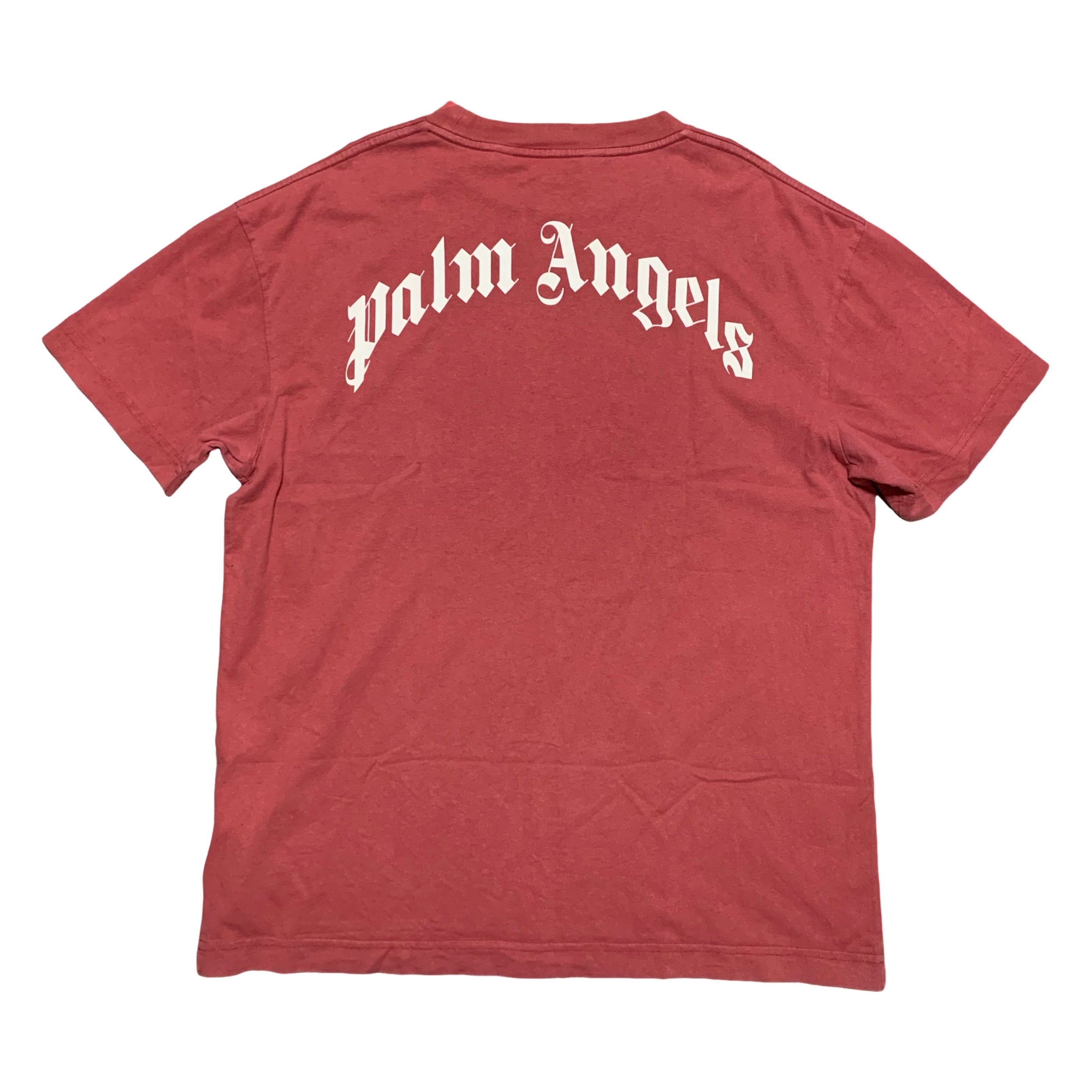 Palm Angels Large Kill The Bear Coral Pink Tee