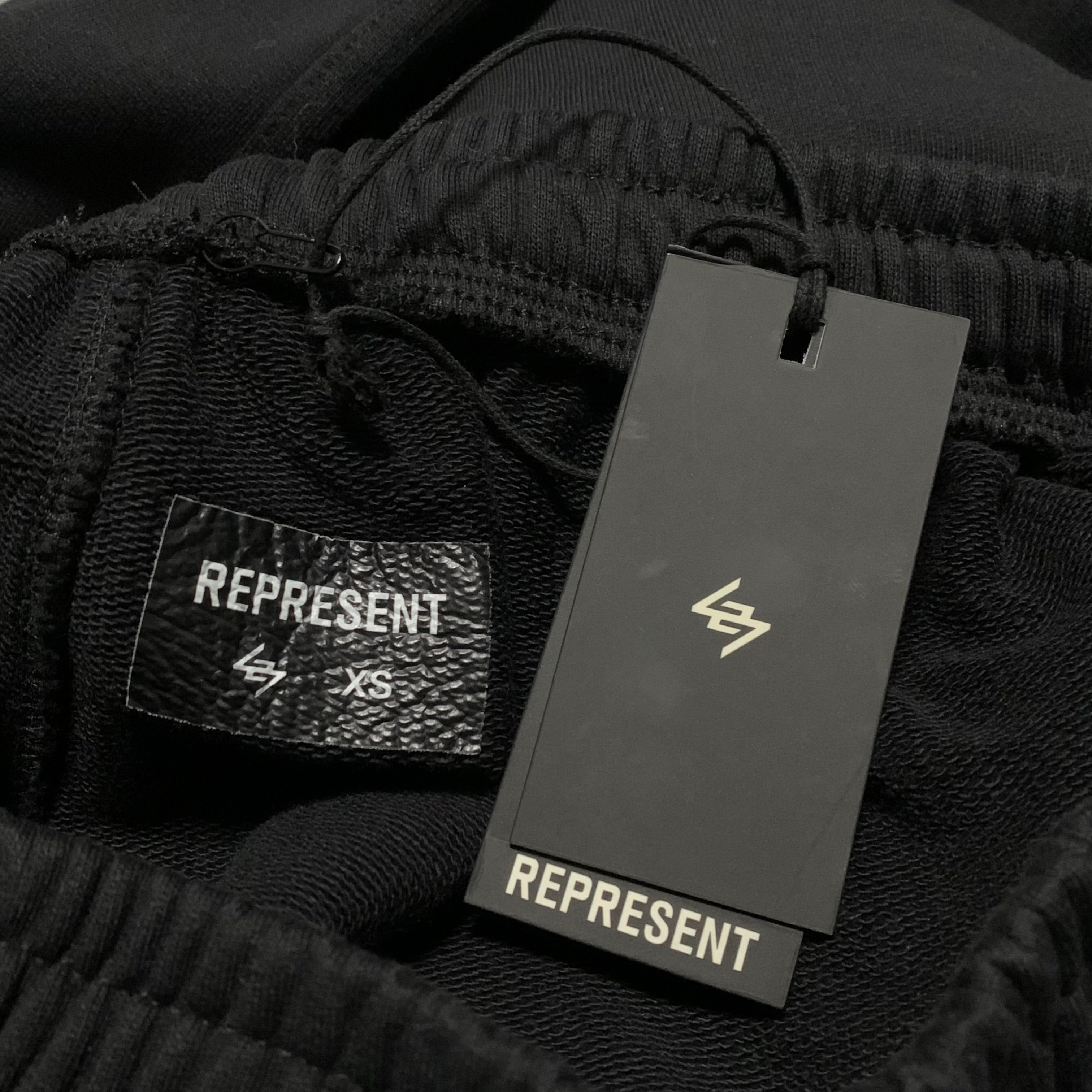 Represent XS Team 247 Black Jogger Bottoms