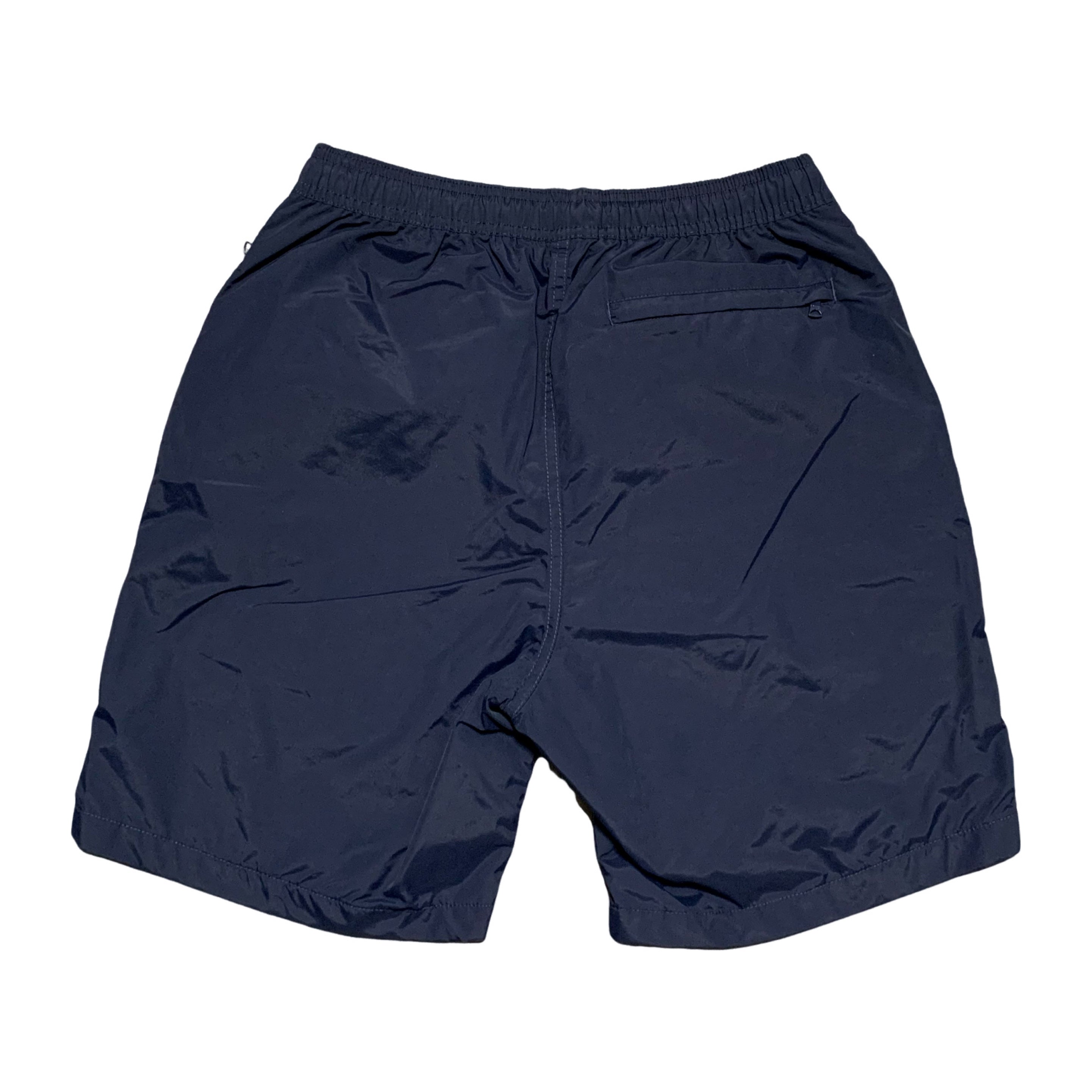 Bape Small Shorts Navy Blue Nylon Beach Shorts A Bathing Ape