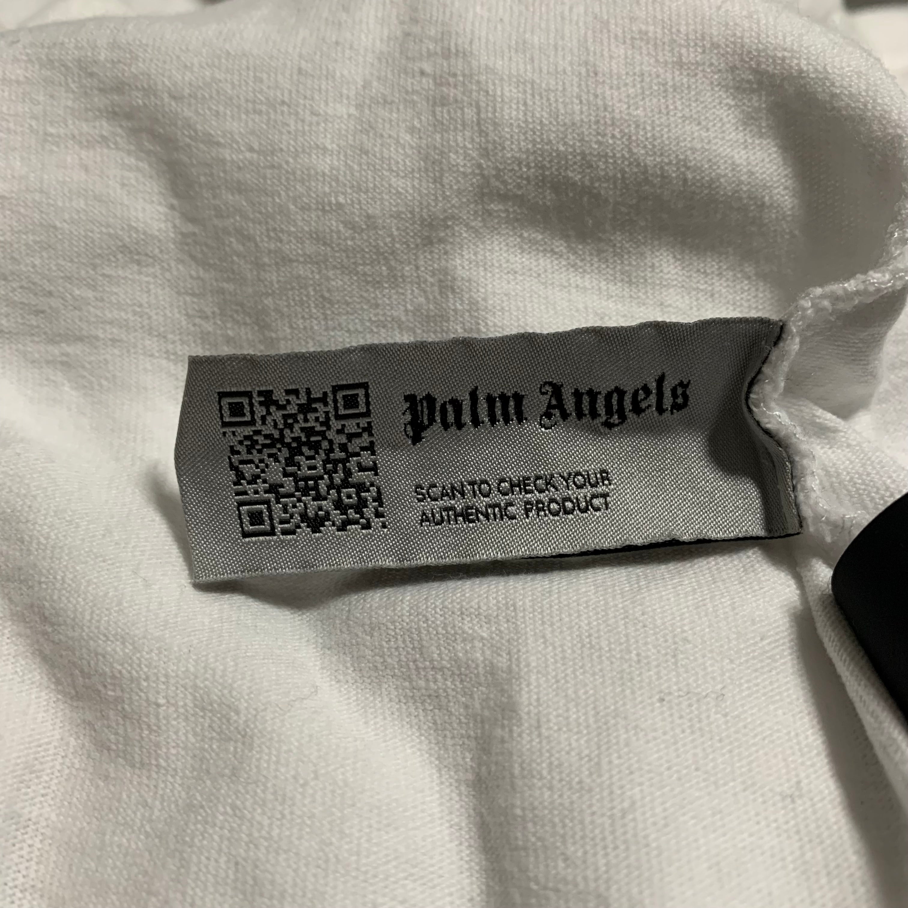 Palm Angels XL Logo Graphic White Tee