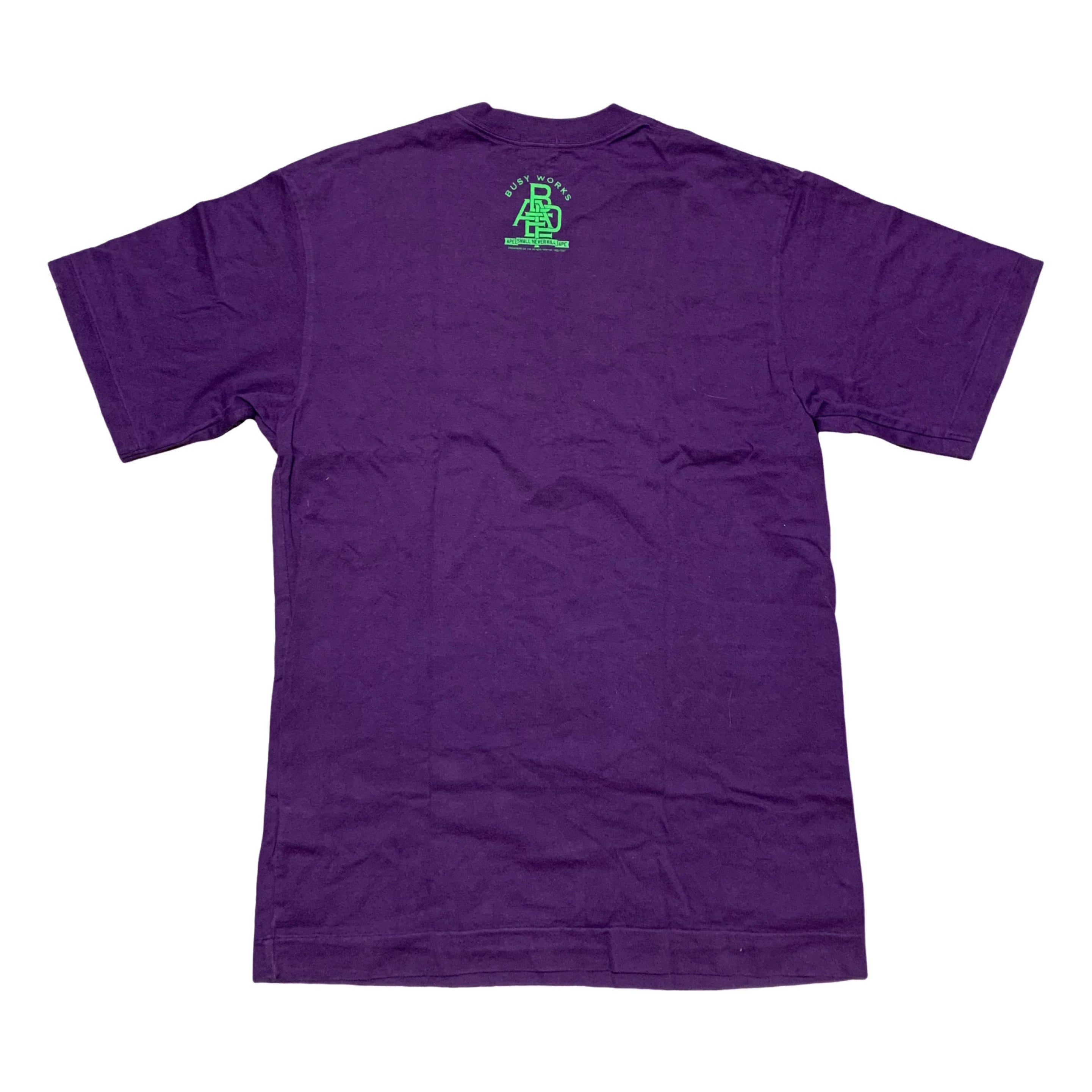 Bape Medium Purple Tee A Bathing Ape Vintage 2007