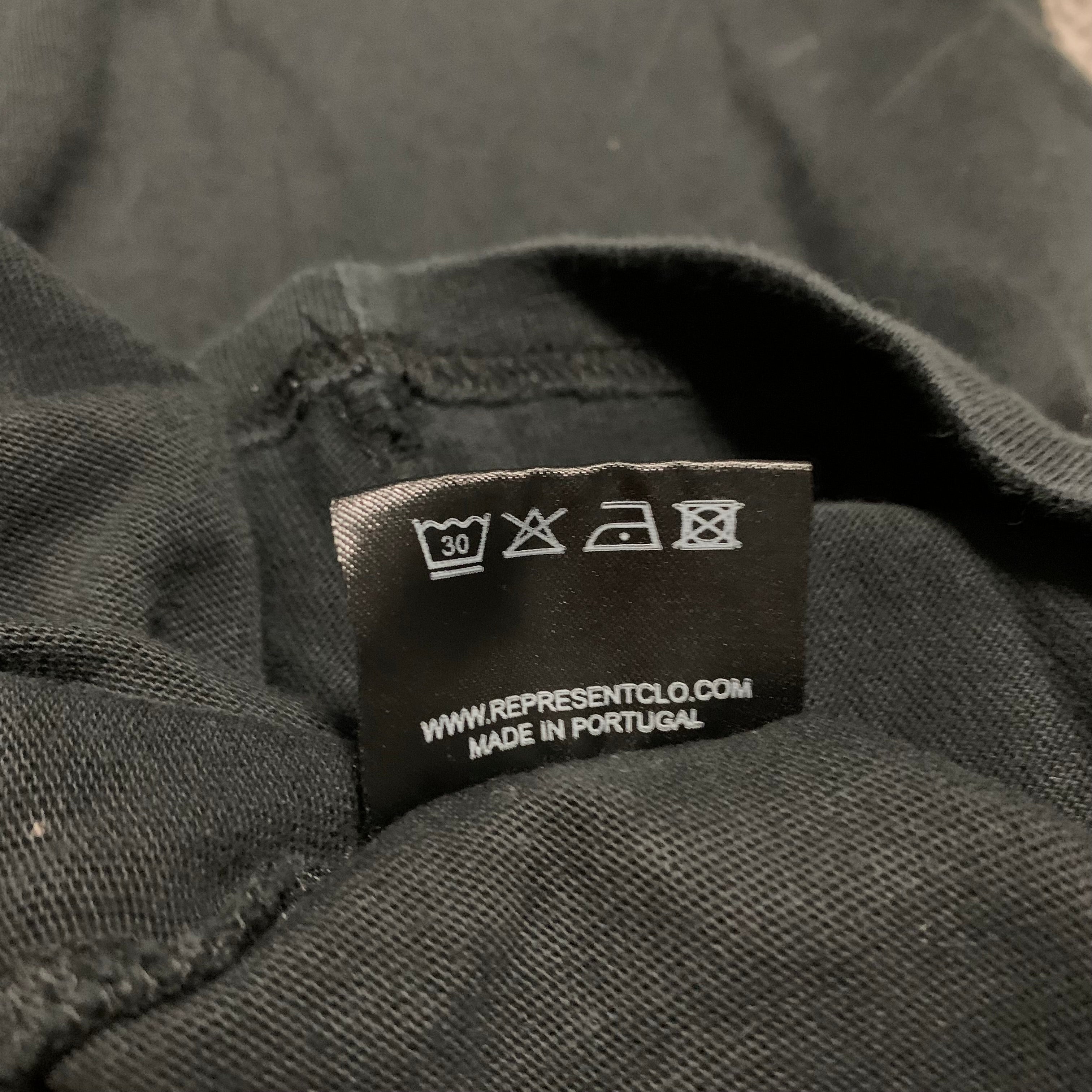 Represent Large Spirit Speed Black & White Tee