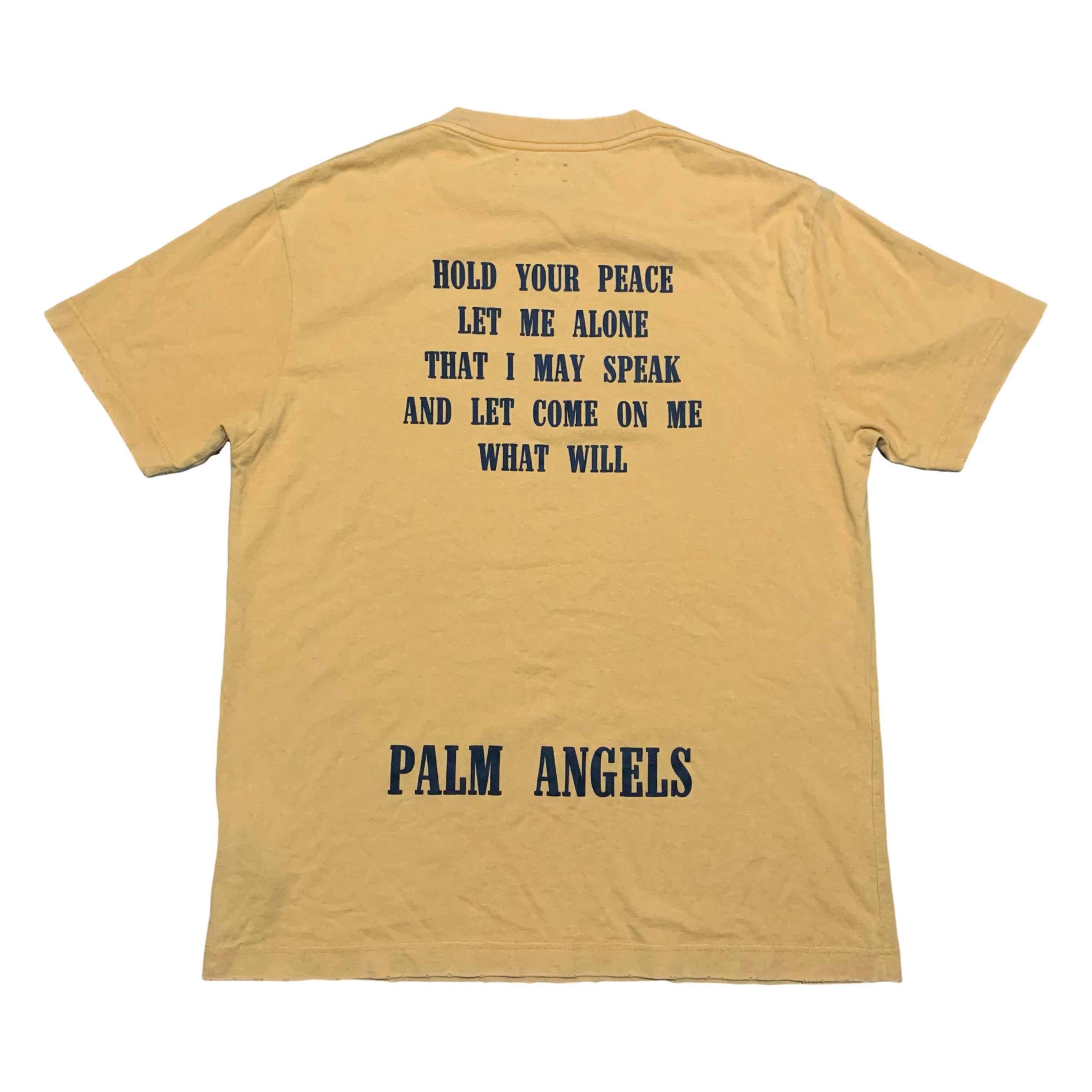 Palm Angels Medium Legalize It Yellow Tee