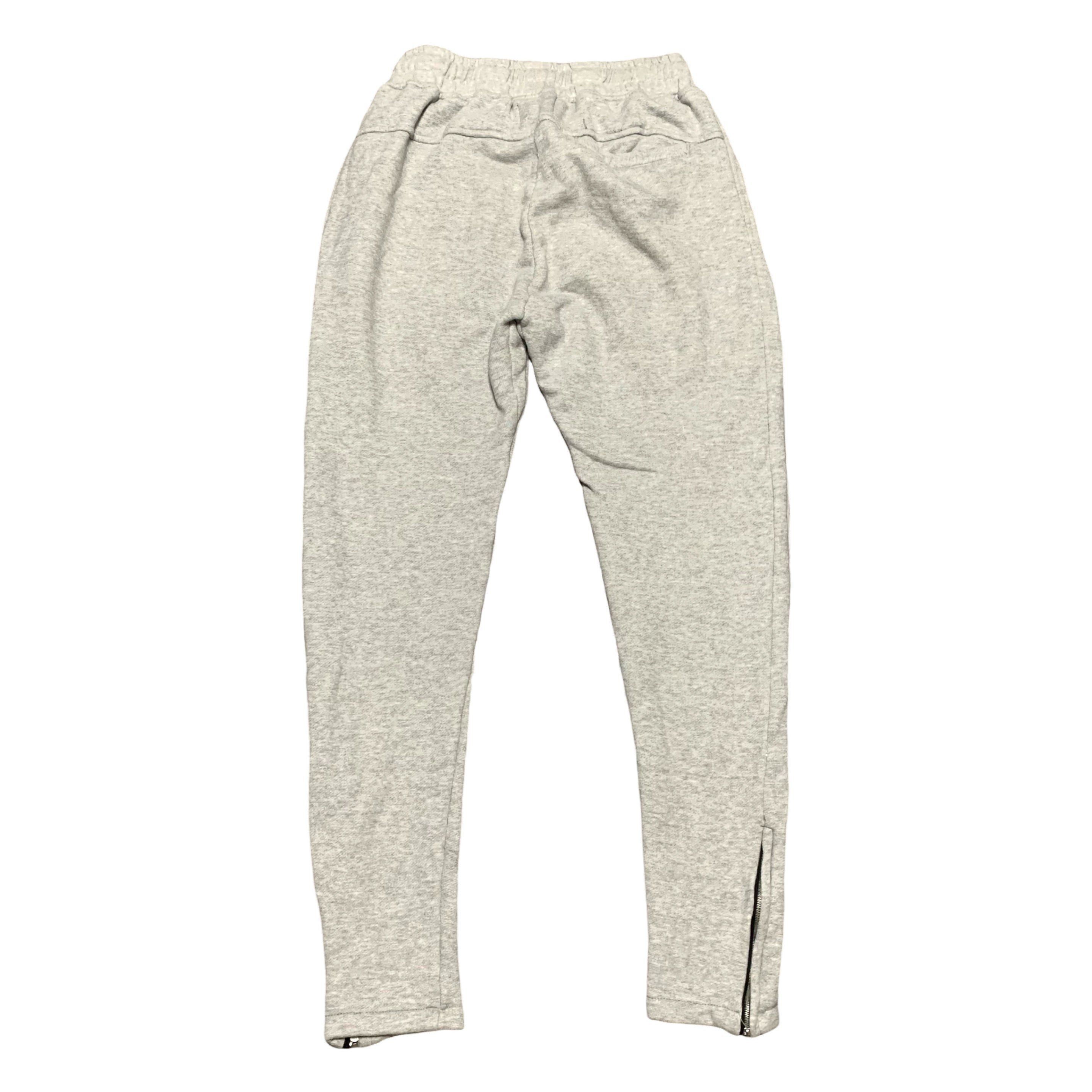 Represent Medium Joggers Grey Bottoms Sweatpants Zip ‘Wide Awake’ British Made