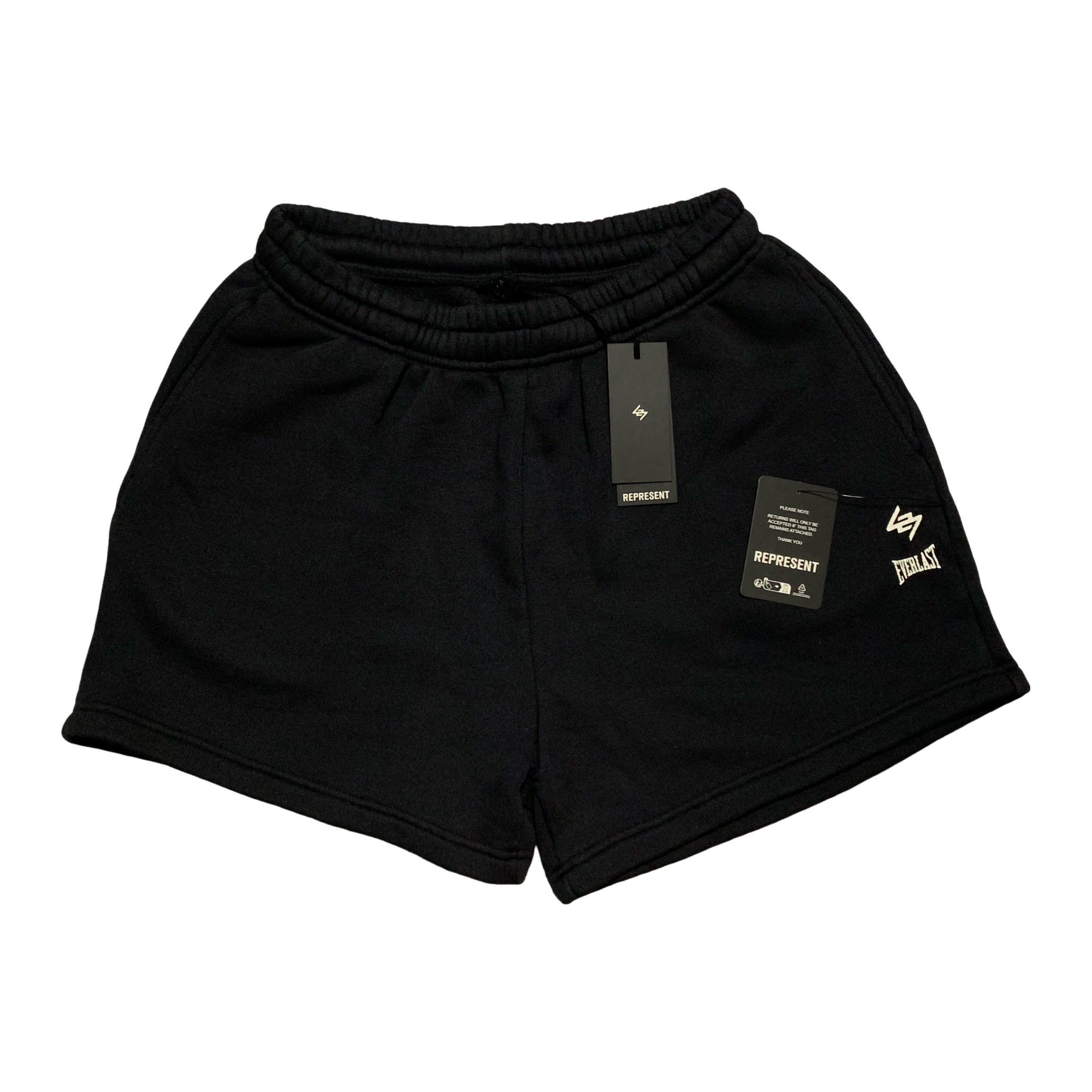 Represent Large Shorts 247 Everlast Training Camp Jersey Shorts Off Black