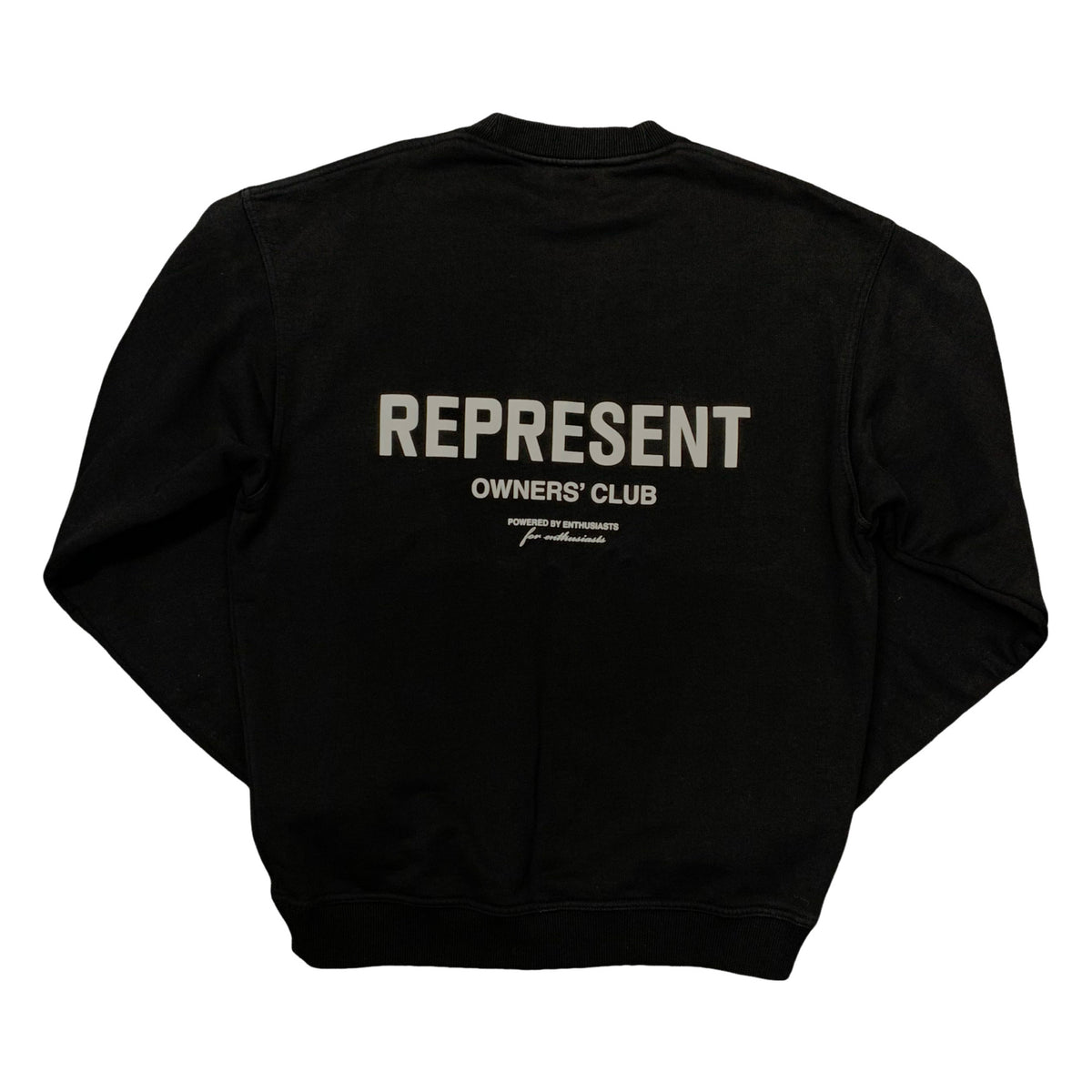 Represent Small Sweatshirt Owners Club Black Crewneck