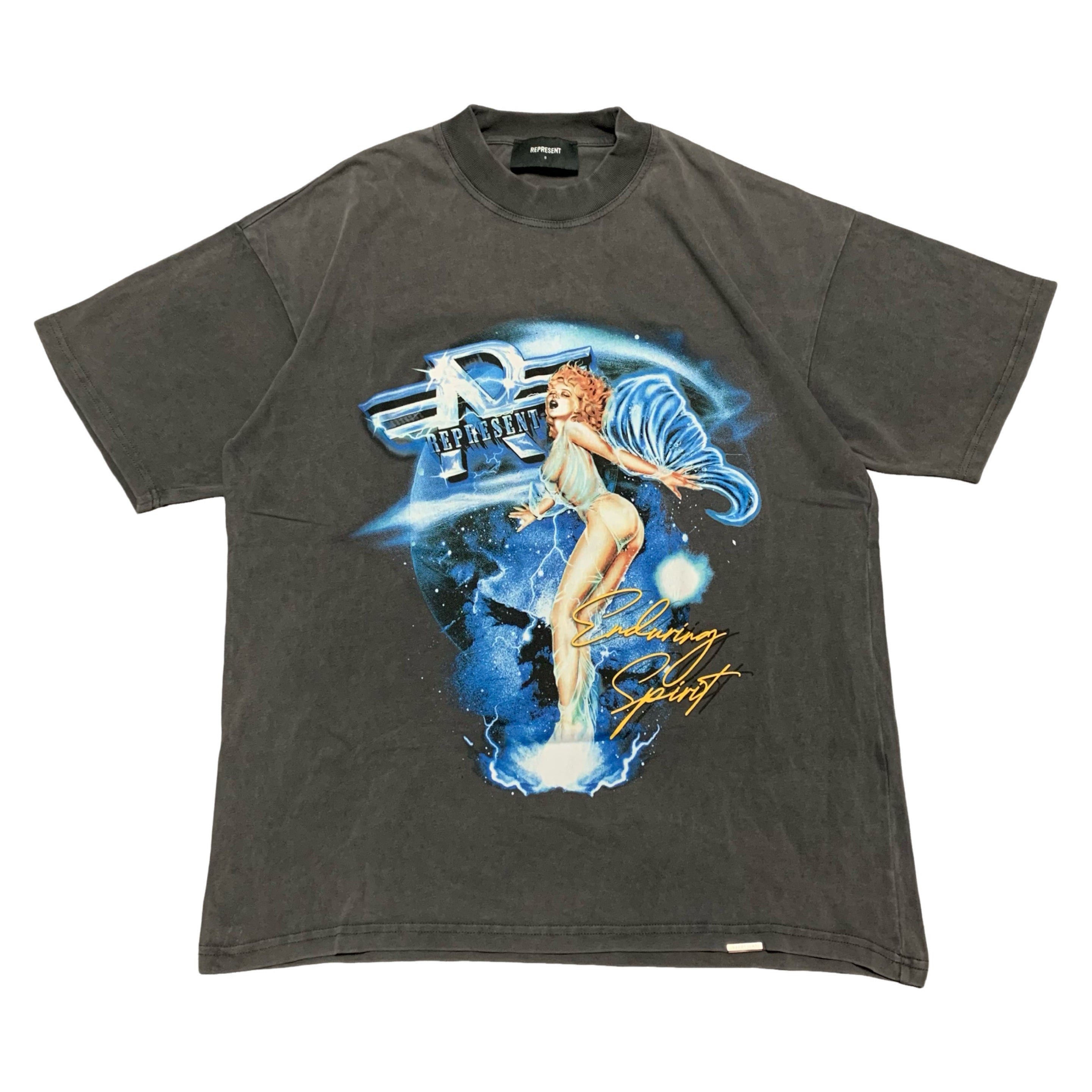 Represent Small Enduring Spirit Vintage Grey Tee