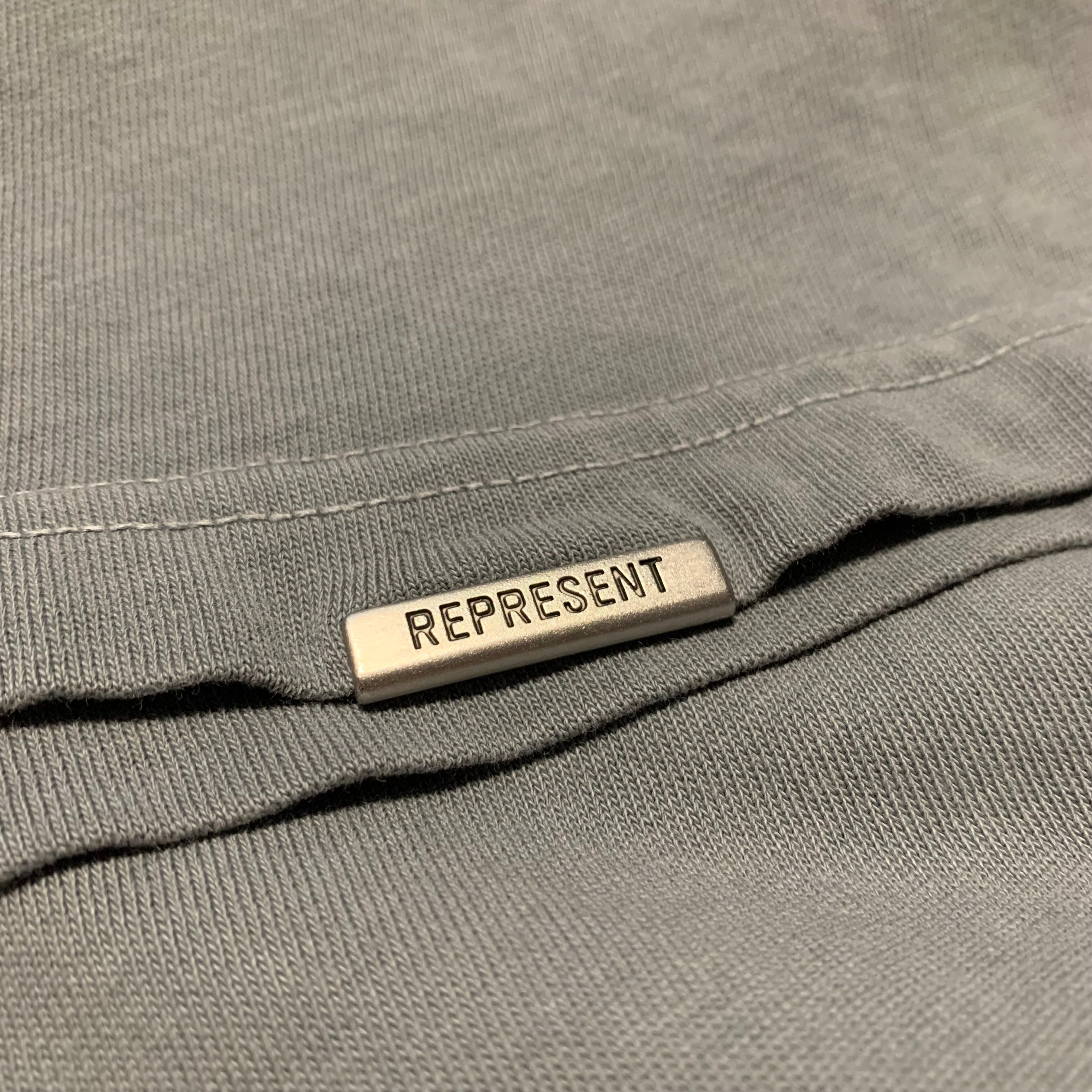 Represent XL Patron Of The Club Buttercream Powder Blue Tee