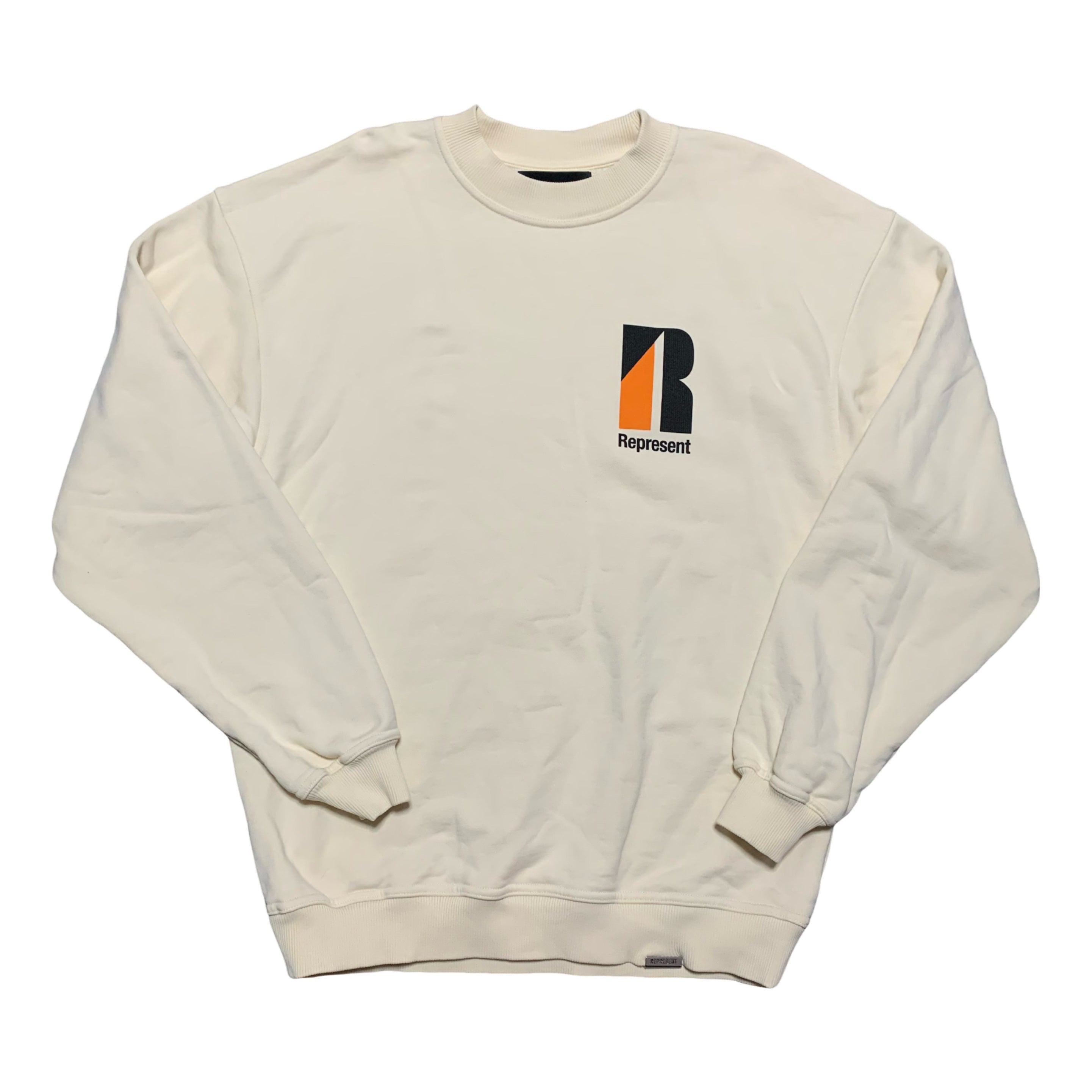 Represent Small Decade Of Speed Cream Sweater Sweatshirt Crewneck