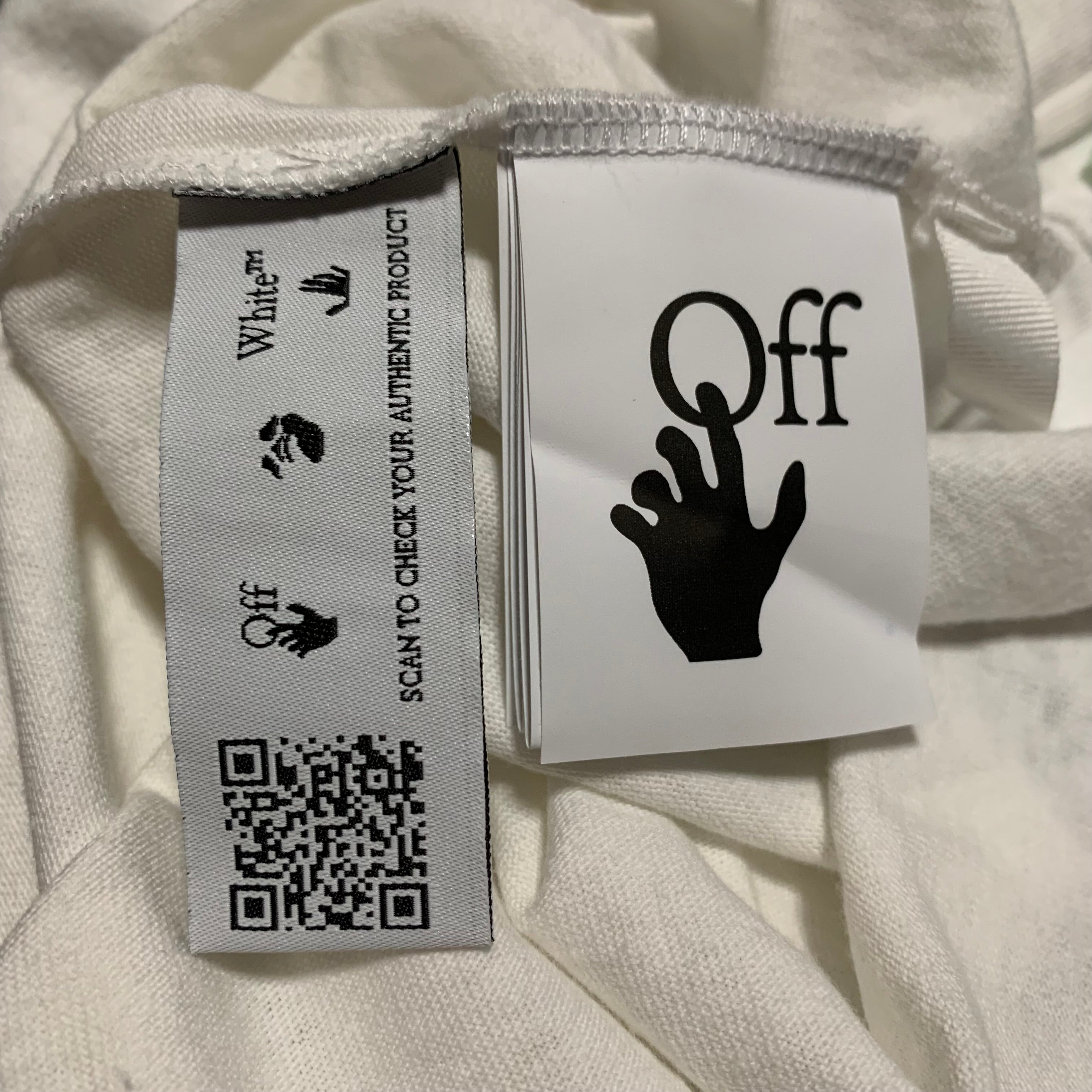 Off White Small Caravaggio Till The End White Tee Virgil Abloh