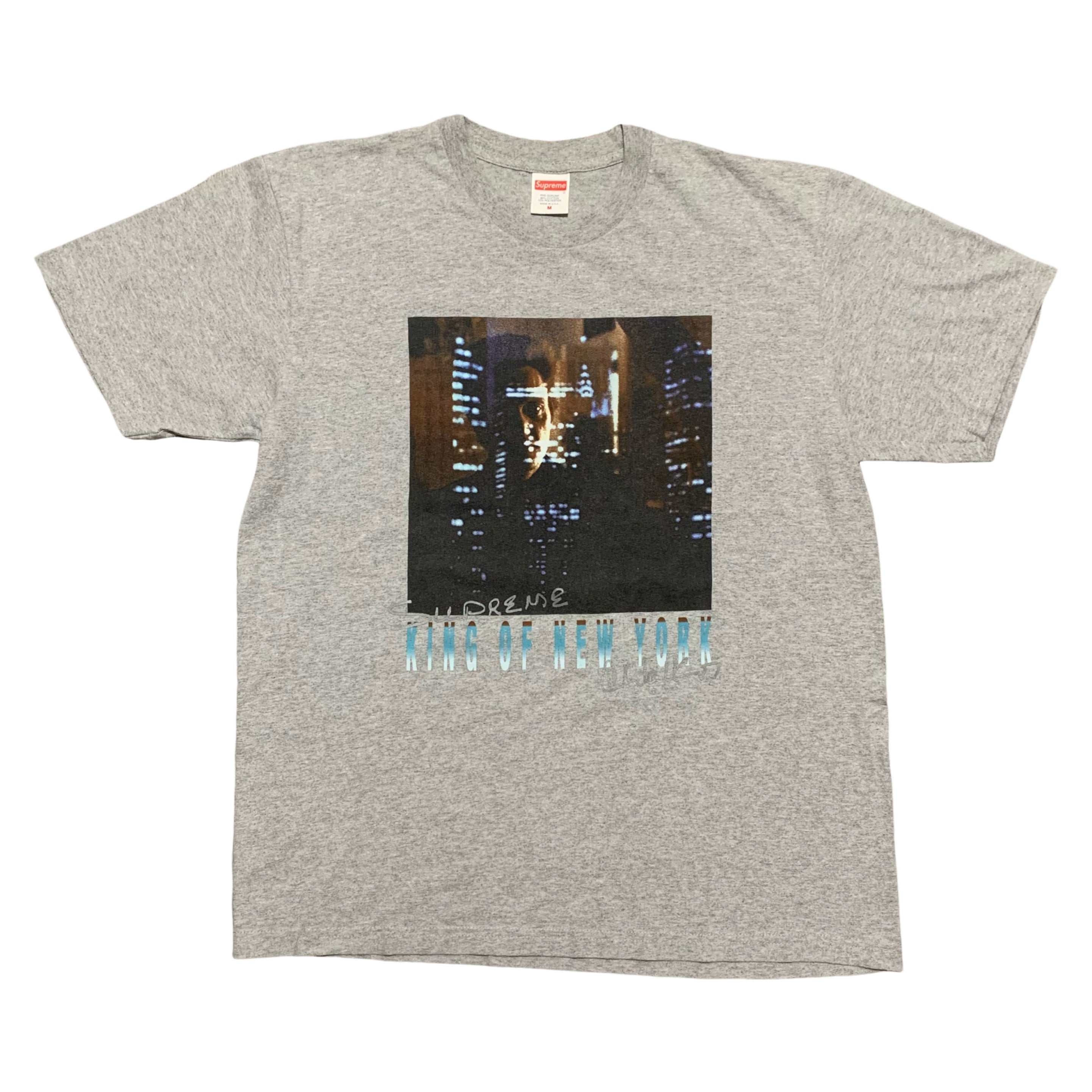 Supreme Medium King Of New York Grey Tee 2019