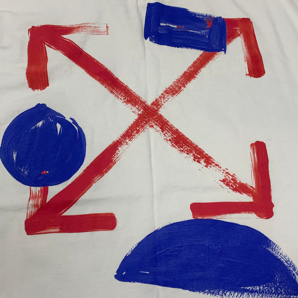 Off White Medium Tee Marker Arrows White T-Shirt Virgil Abloh
