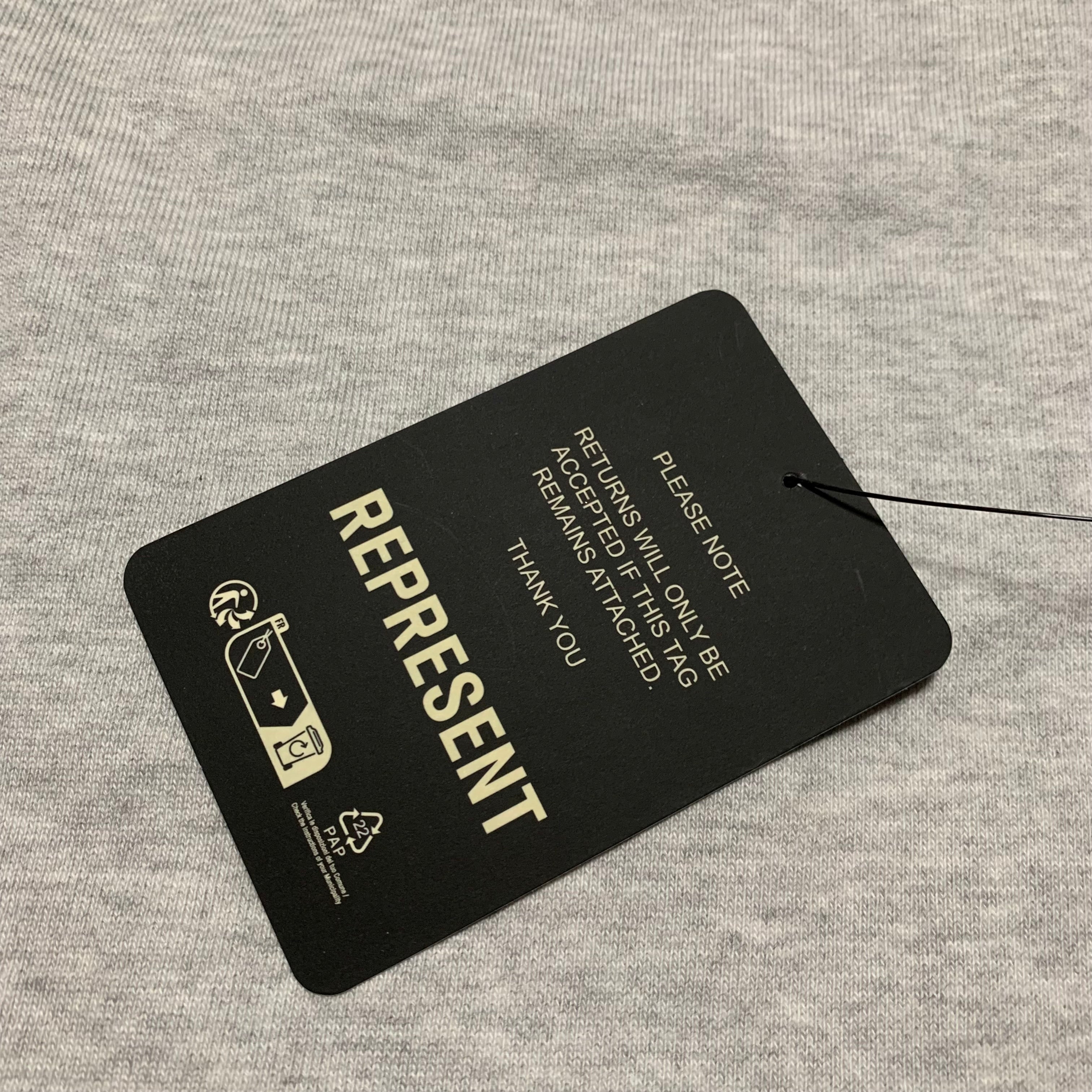 Represent Small Shorts Initial Sweatshirts Ice Grey Marl